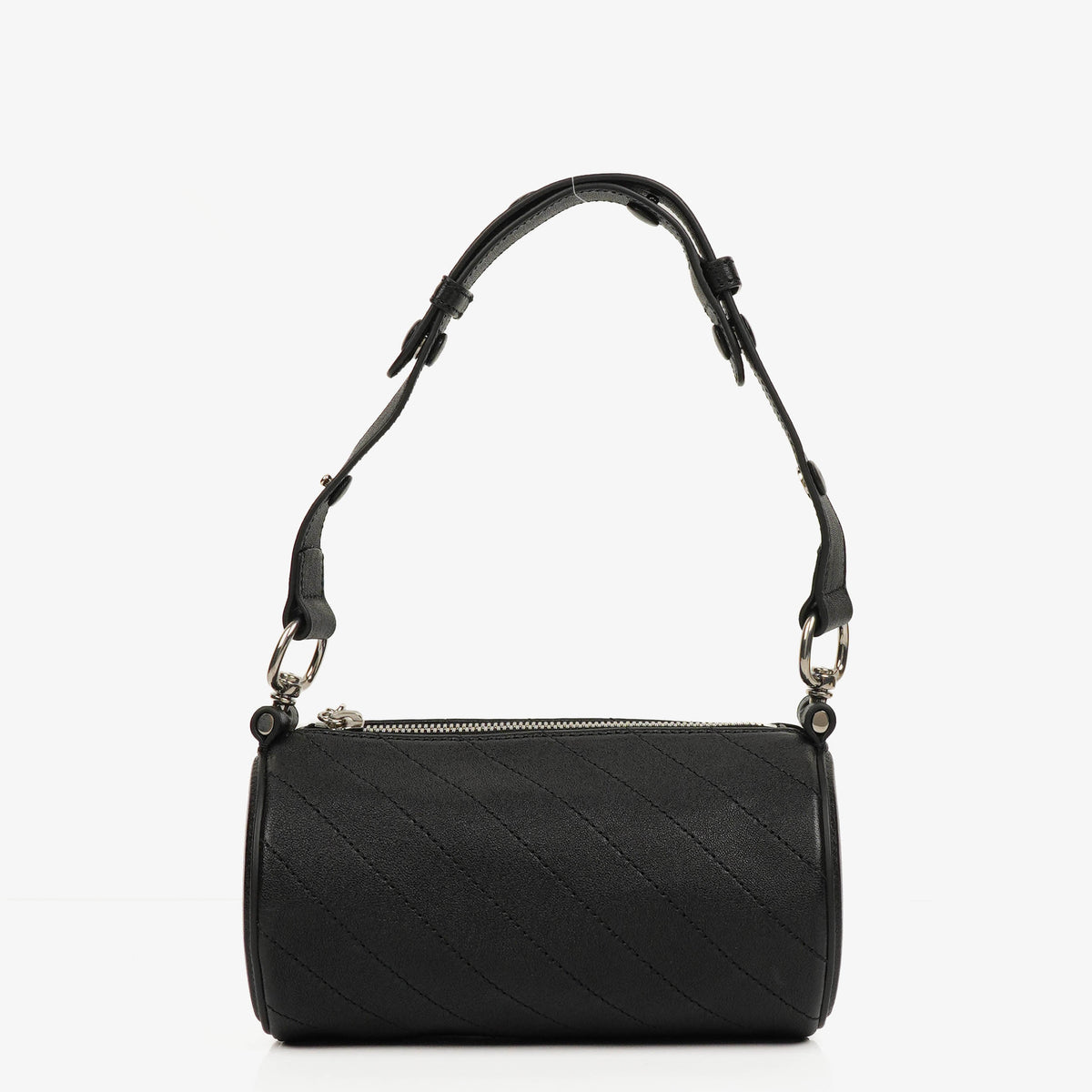 Gucci Black Leather Blondie Mini Barrel Bag