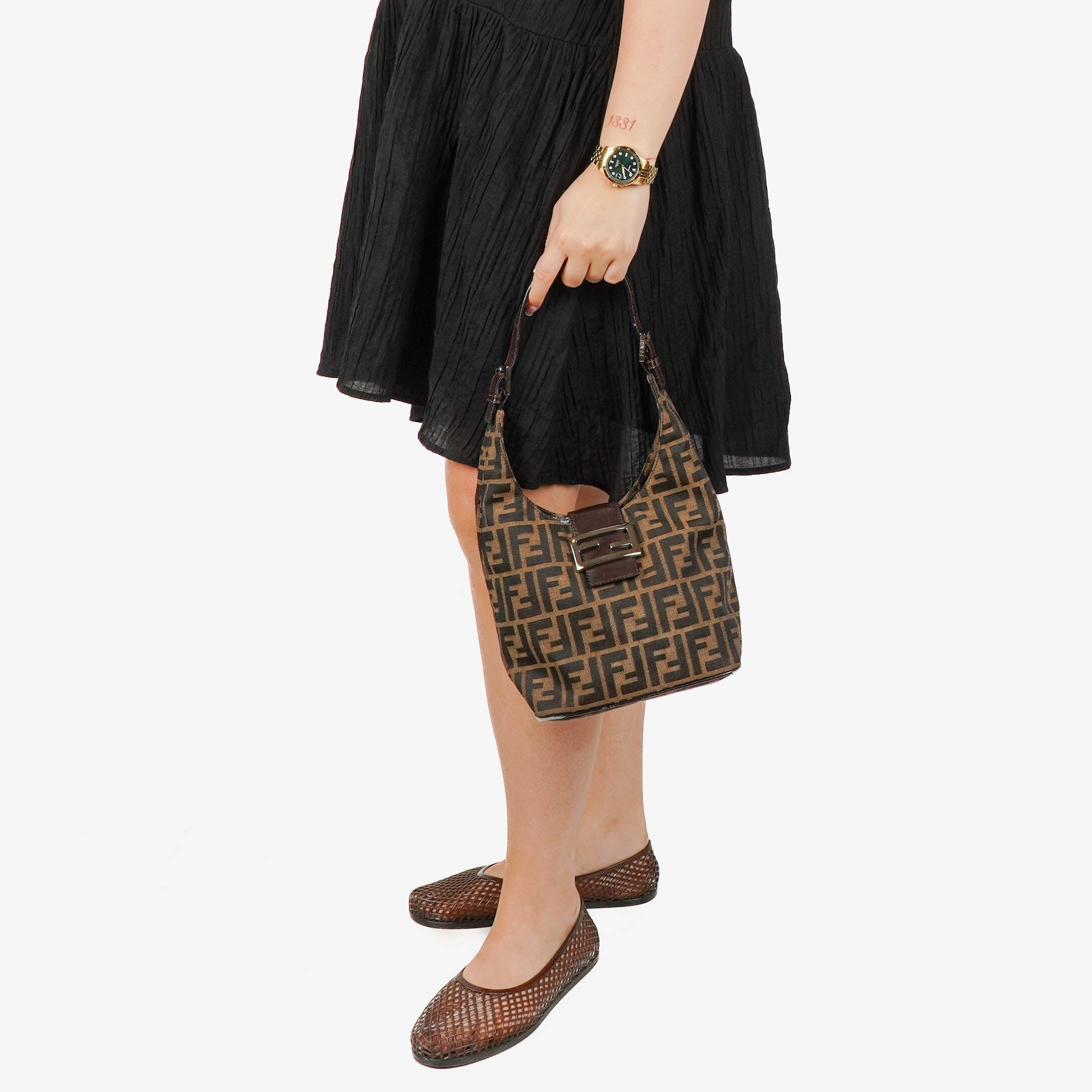 Fendi Zucca Shoulder Bag