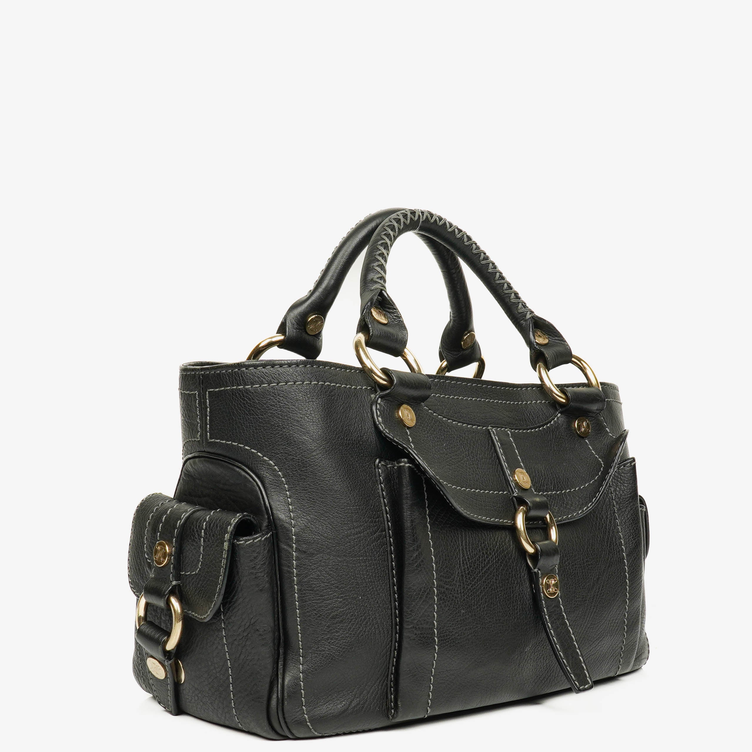 Celine Grained Leather Boogie Bag