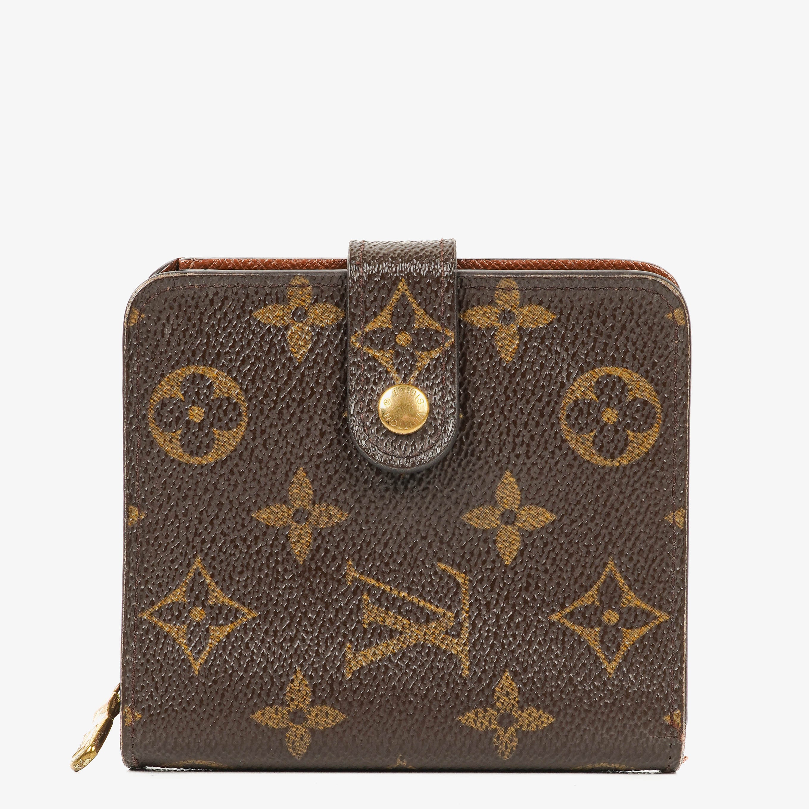 Louis Vuitton Monogram Canvas Compact Zip Wallet