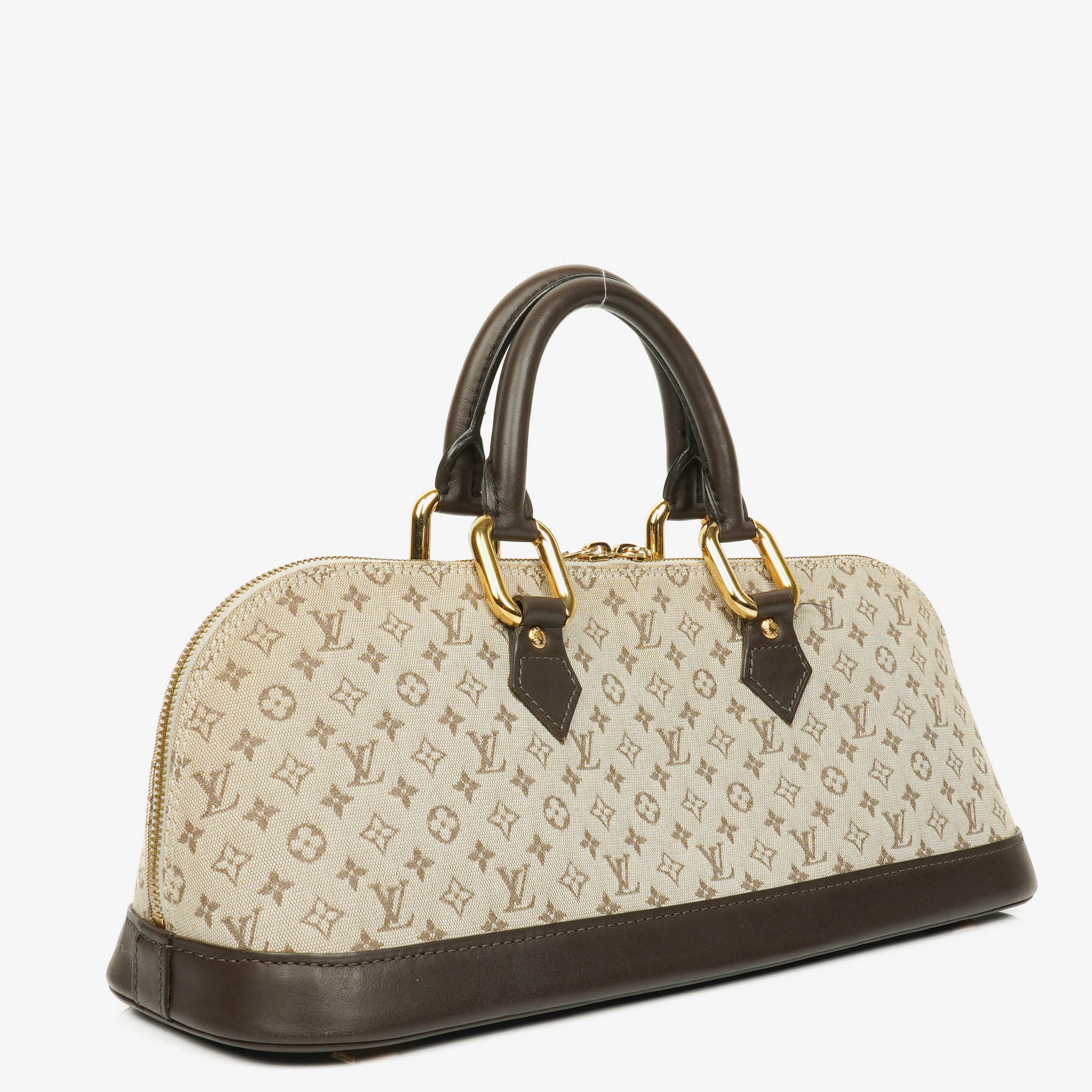 Louis Vuitton Monogram Mini Lin Alma Long Handbag 