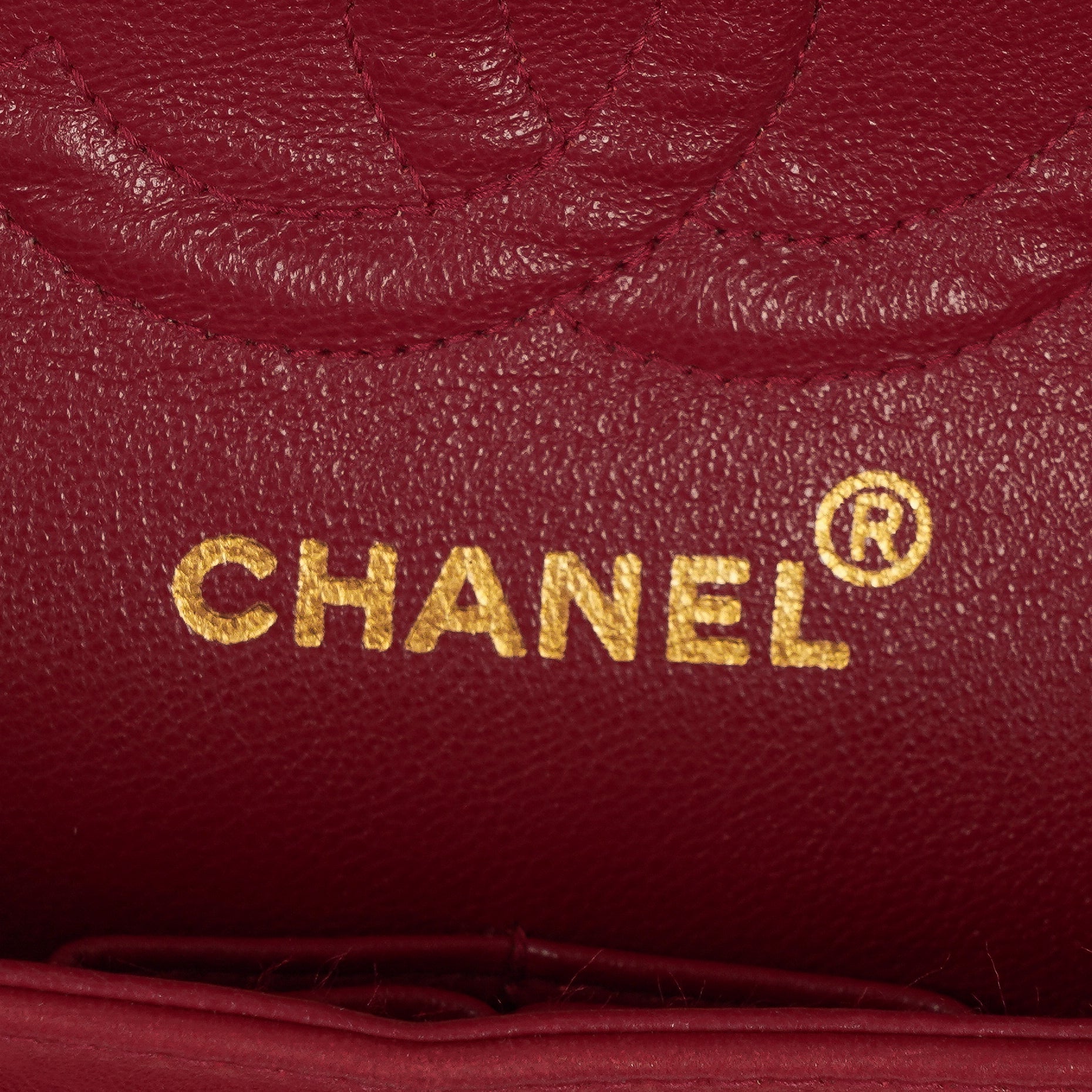 Chanel Small Classic Double Flap Bag Red Quilted Lambskin With 24K Gold-Plated Hardware
