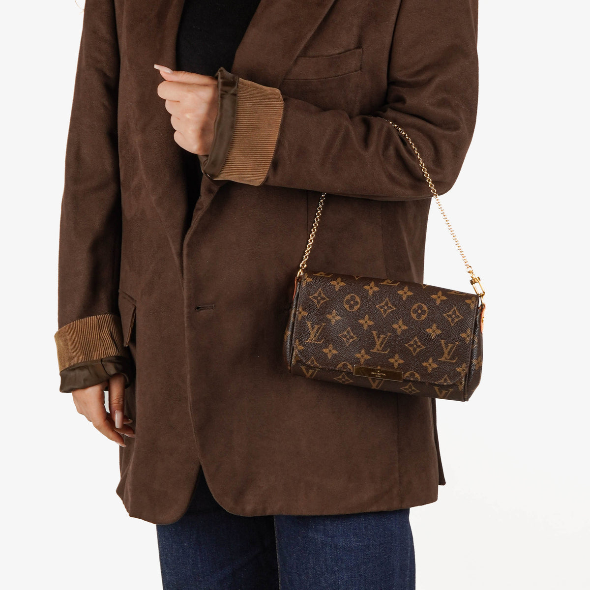 Louis Vuitton Favorite PM Monogram Canvas Shoulder Bag
