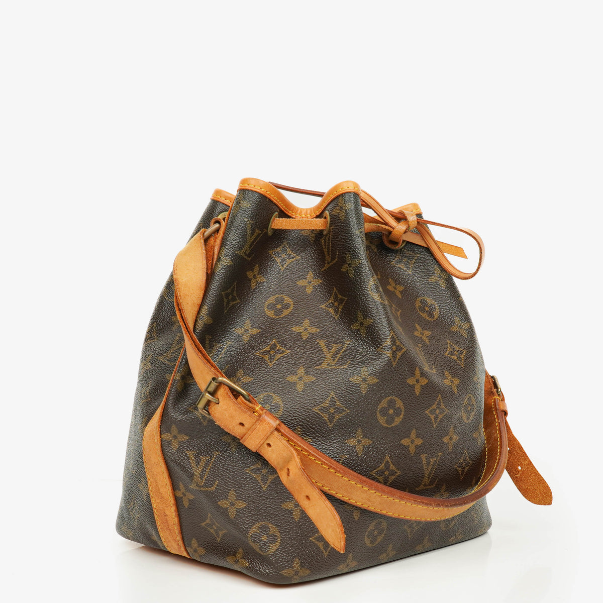 Louis Vuitton Petit Noe Monogram Canvas Shoulder Bag