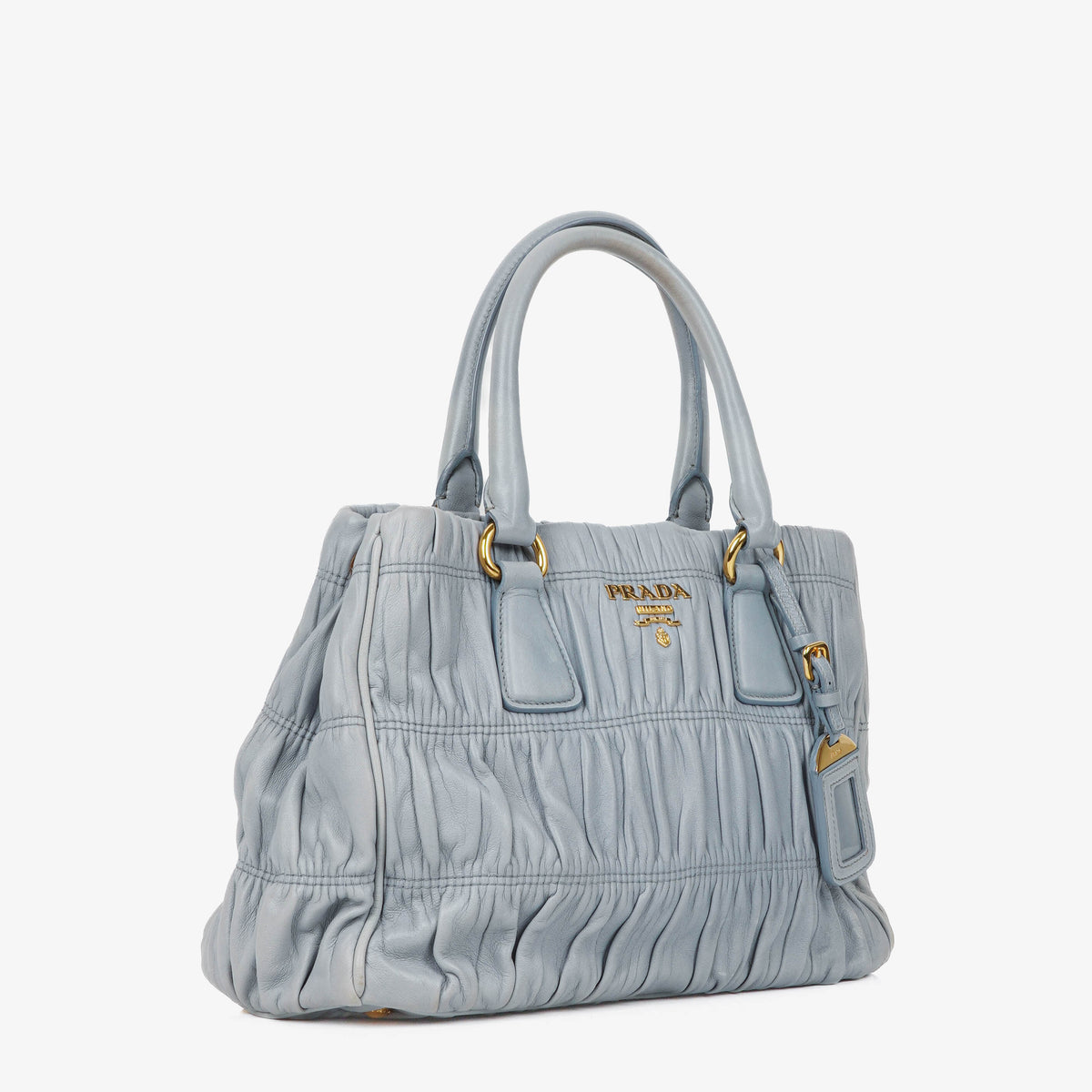 Prada Nappa Gaufre Pervinca Leather Bag