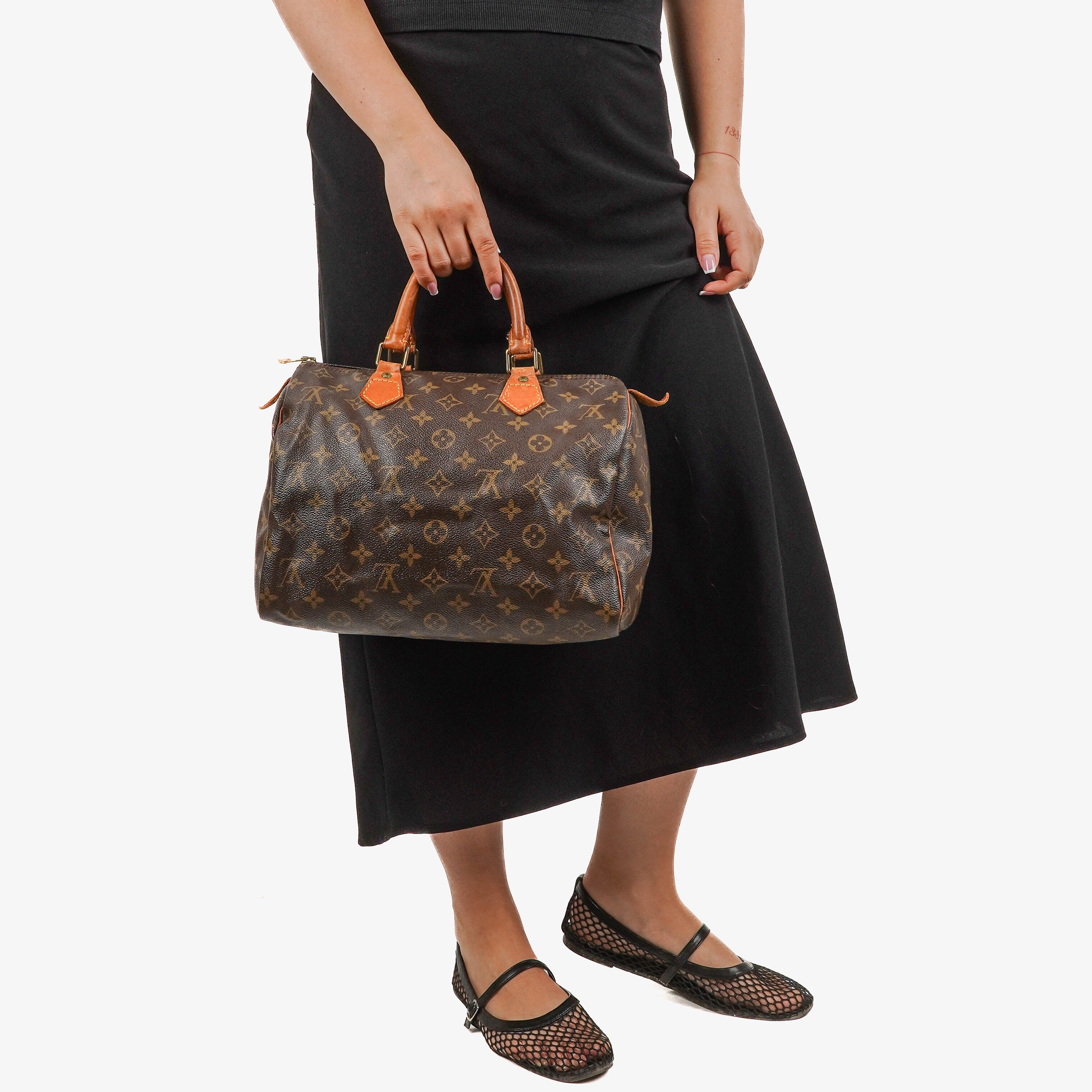 Louis Vuitton Speedy 30 Monogram Canvas Handbag