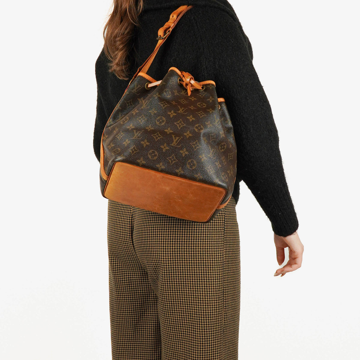 Louis Vuitton Petit Noe Monogram Canvas Shoulder Bag