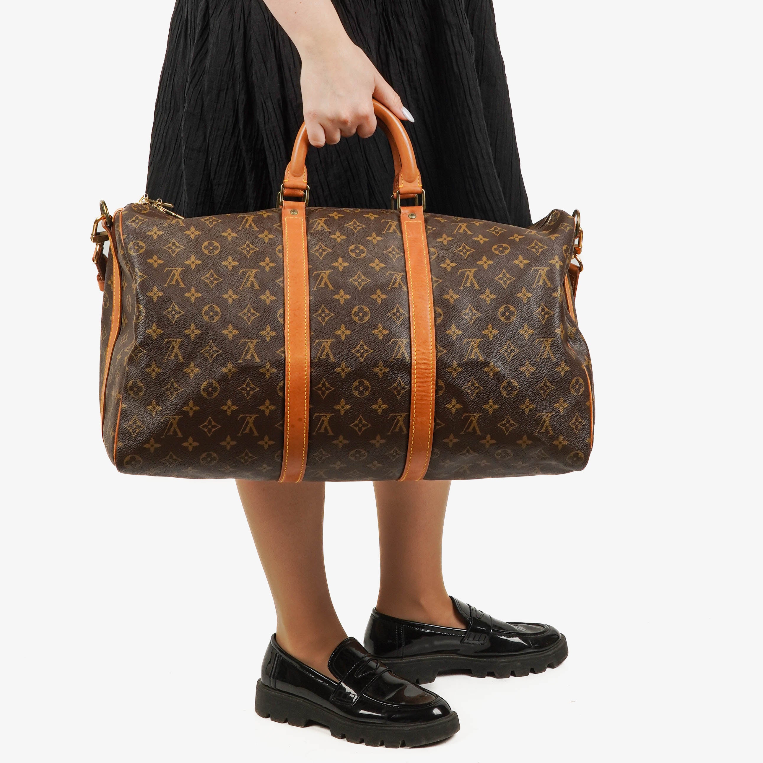 Louis Vuitton Keepall 50 Sac de Voyage en Toile Monogramme