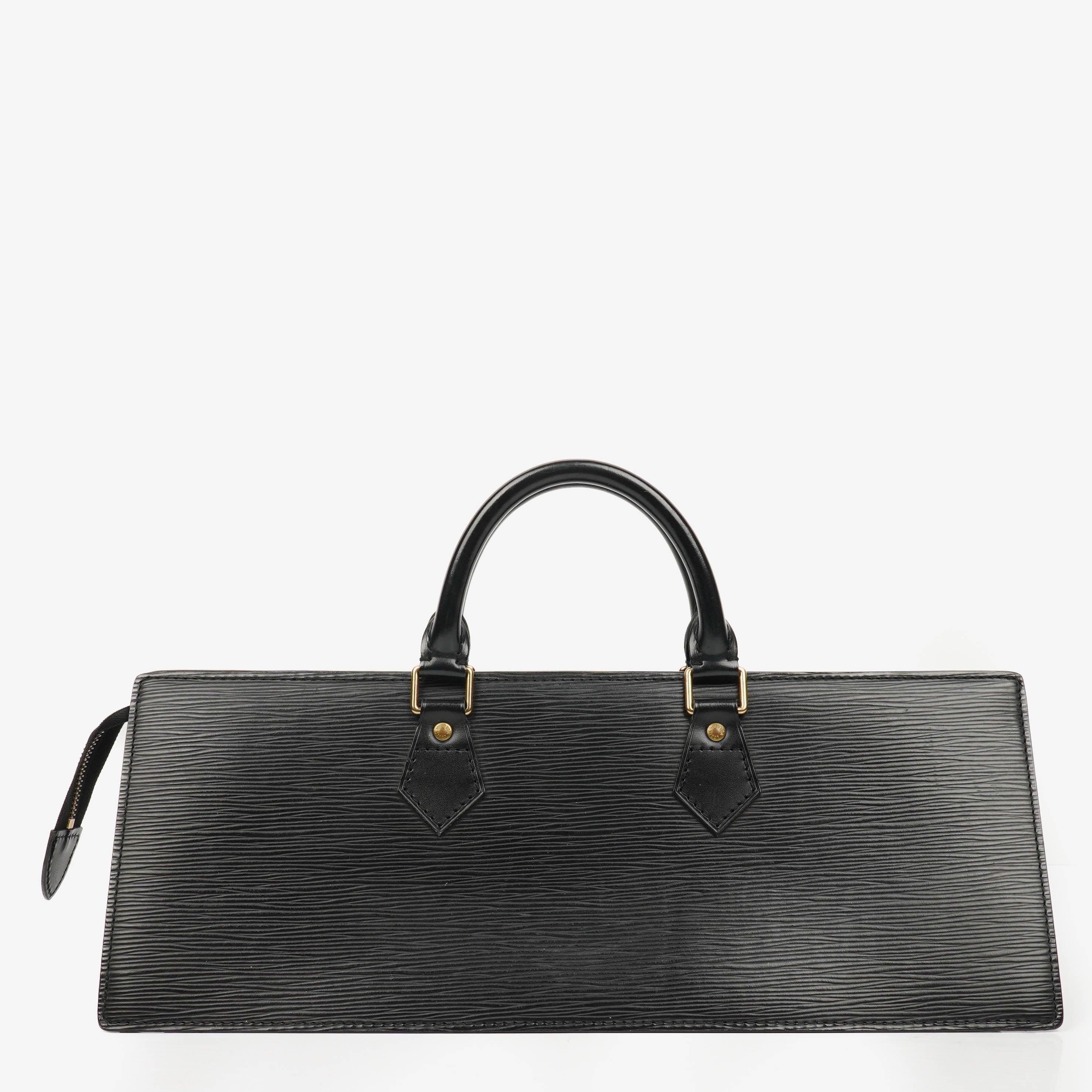 Louis Vuitton Black EPI Leather Sac Triangle Bag