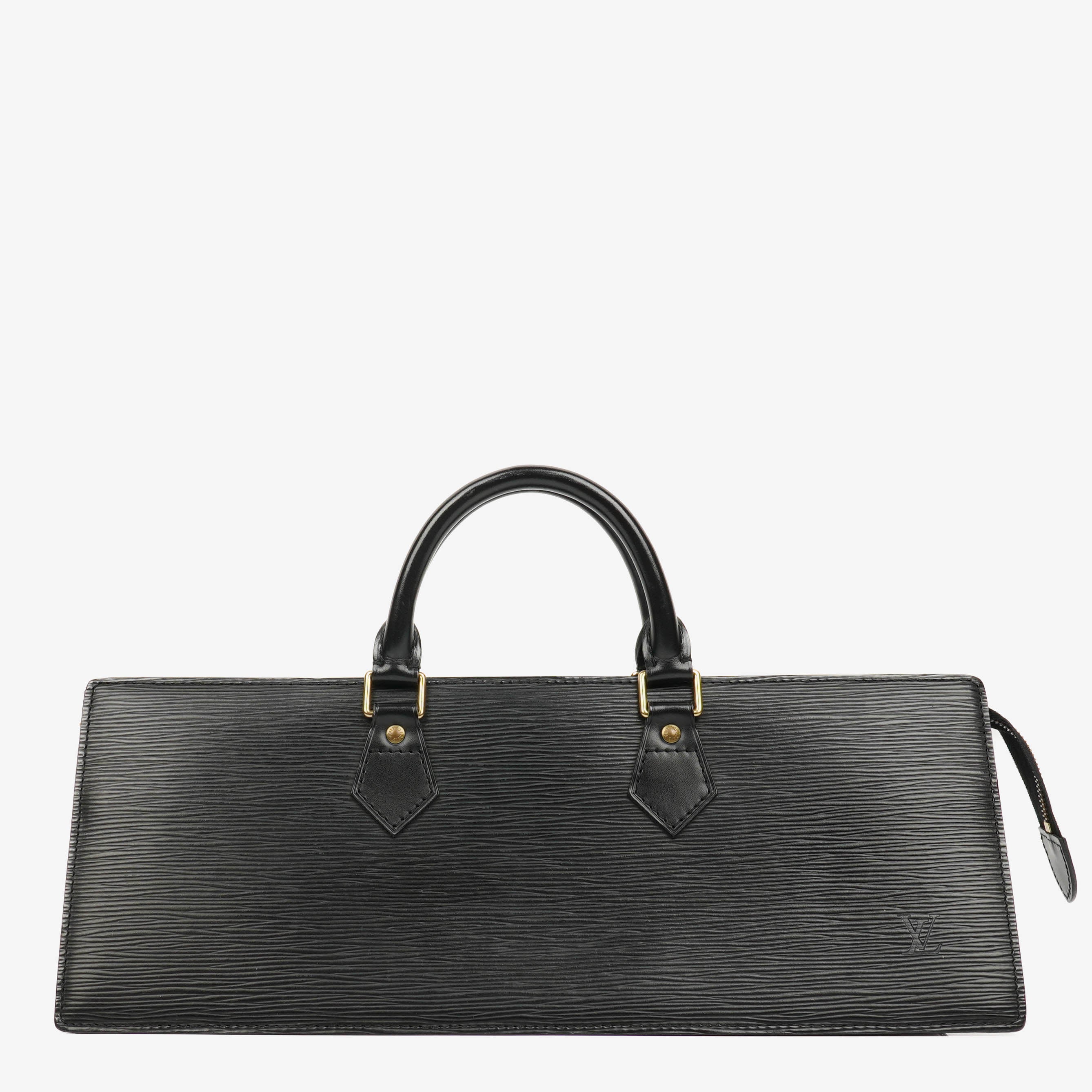 Louis Vuitton Black EPI Leather Sac Triangle Bag