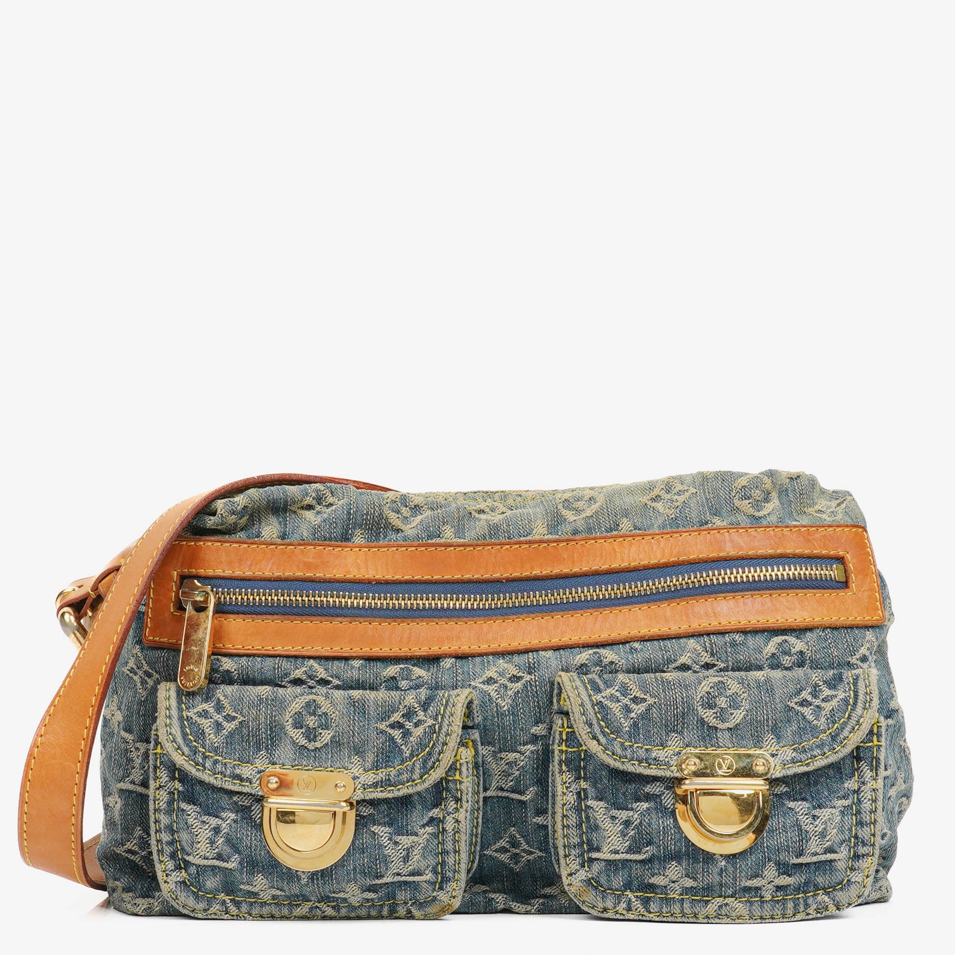 Louis Vuitton Baggy PM Monogram Denim Shoulder Bag