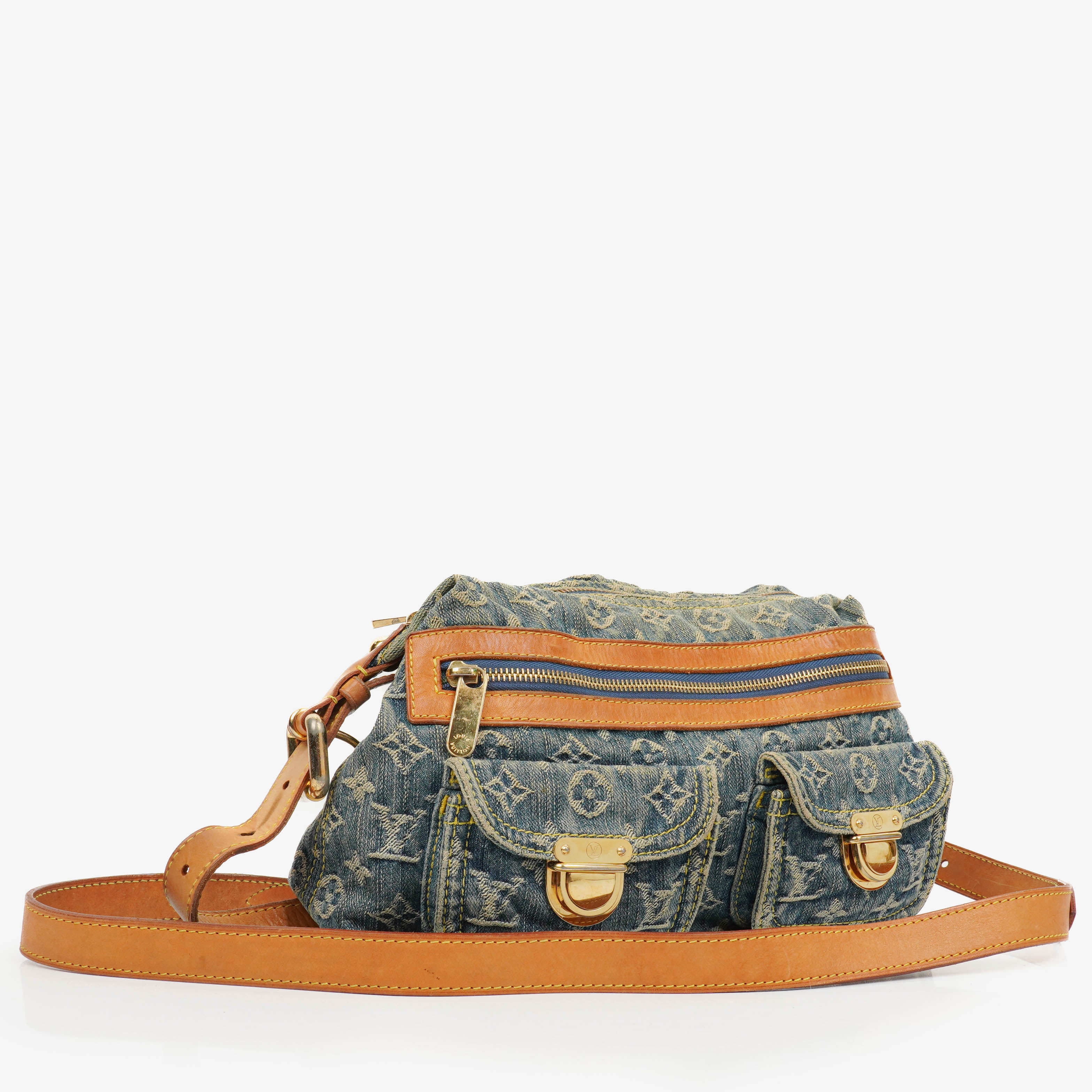 Louis Vuitton Baggy PM Monogram Denim Shoulder Bag