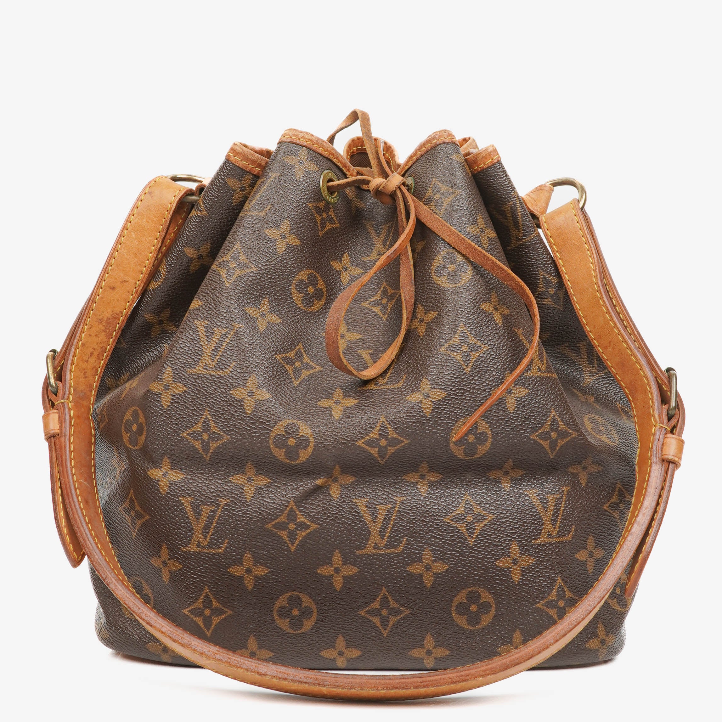 Louis Vuitton Petit Noe Monogram Canvas Shoulder Bag