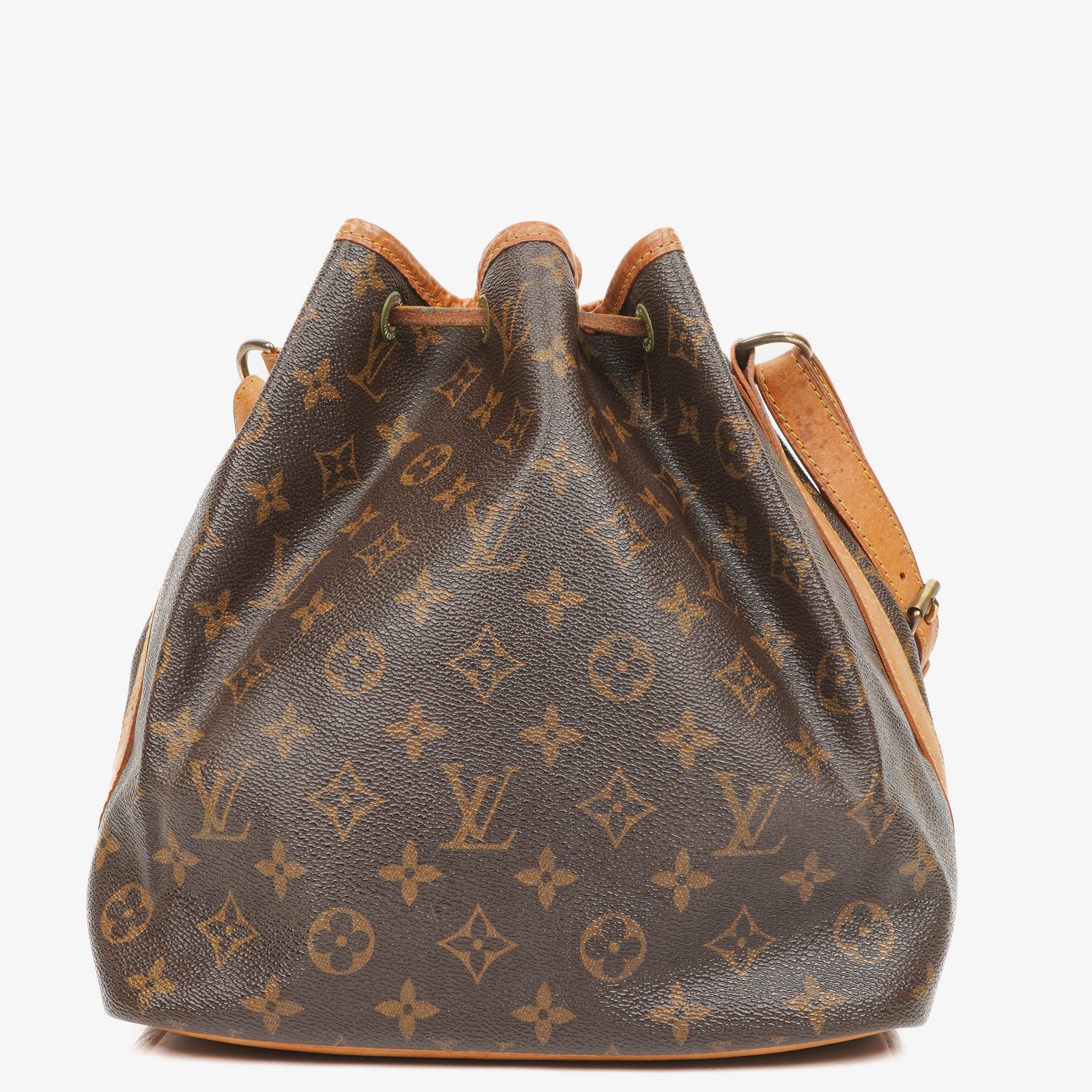 Louis Vuitton Petit Noe Monogram Canvas Shoulder Bag