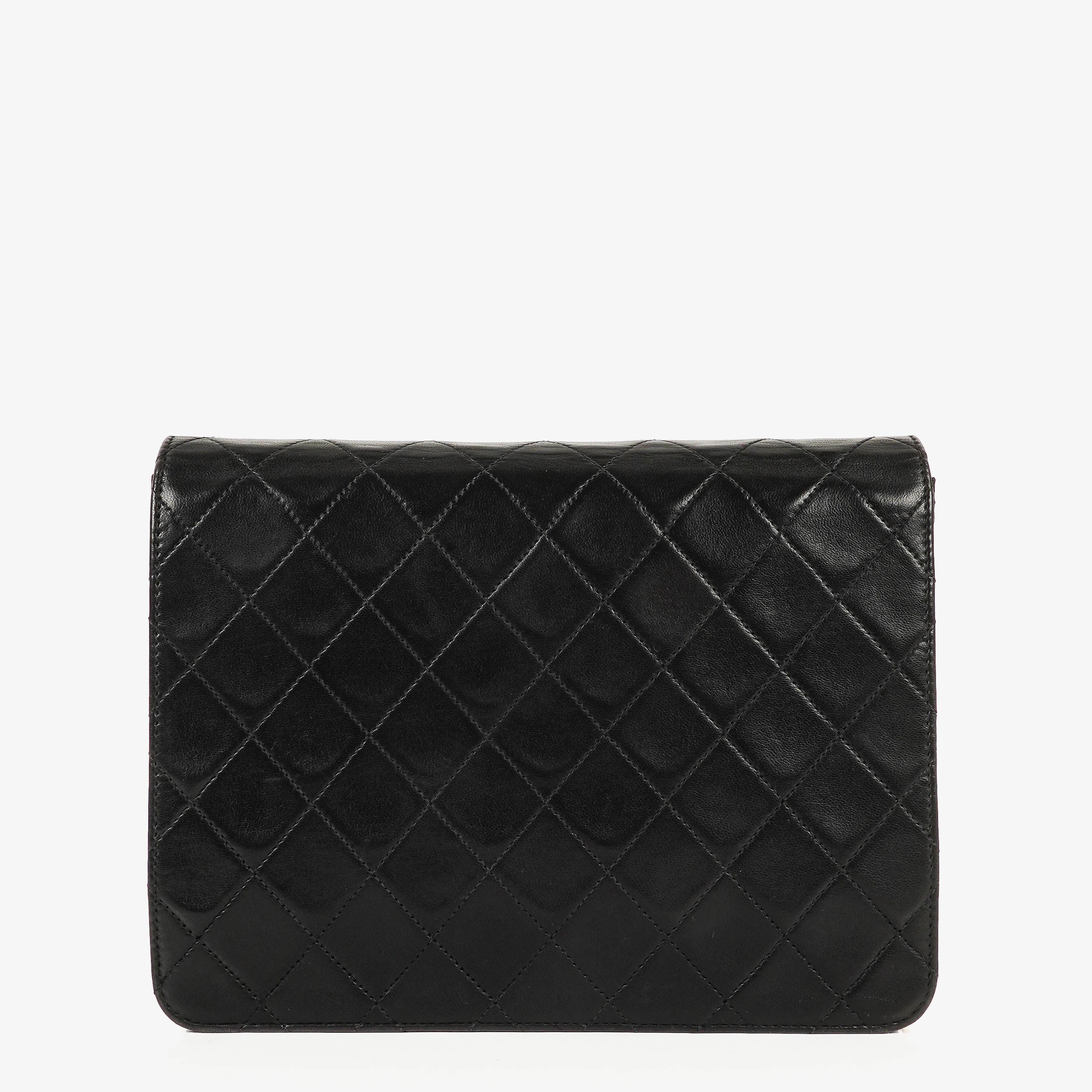 Chanel Small Classic Single Flap Bag Black Quilted Lambskin With 24K Gold-Plated Hardware