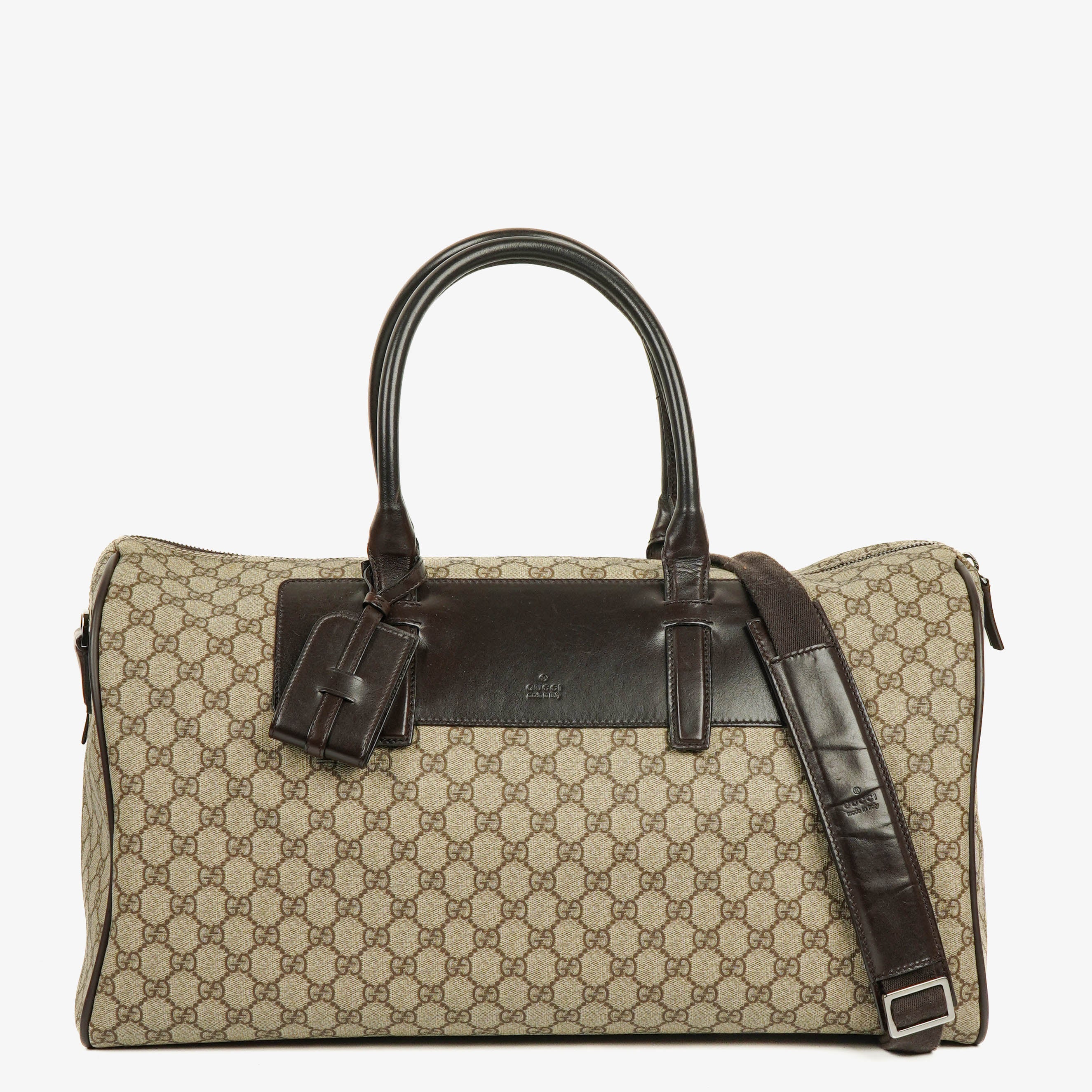 Gucci GG Supreme Canvas Travel Bag