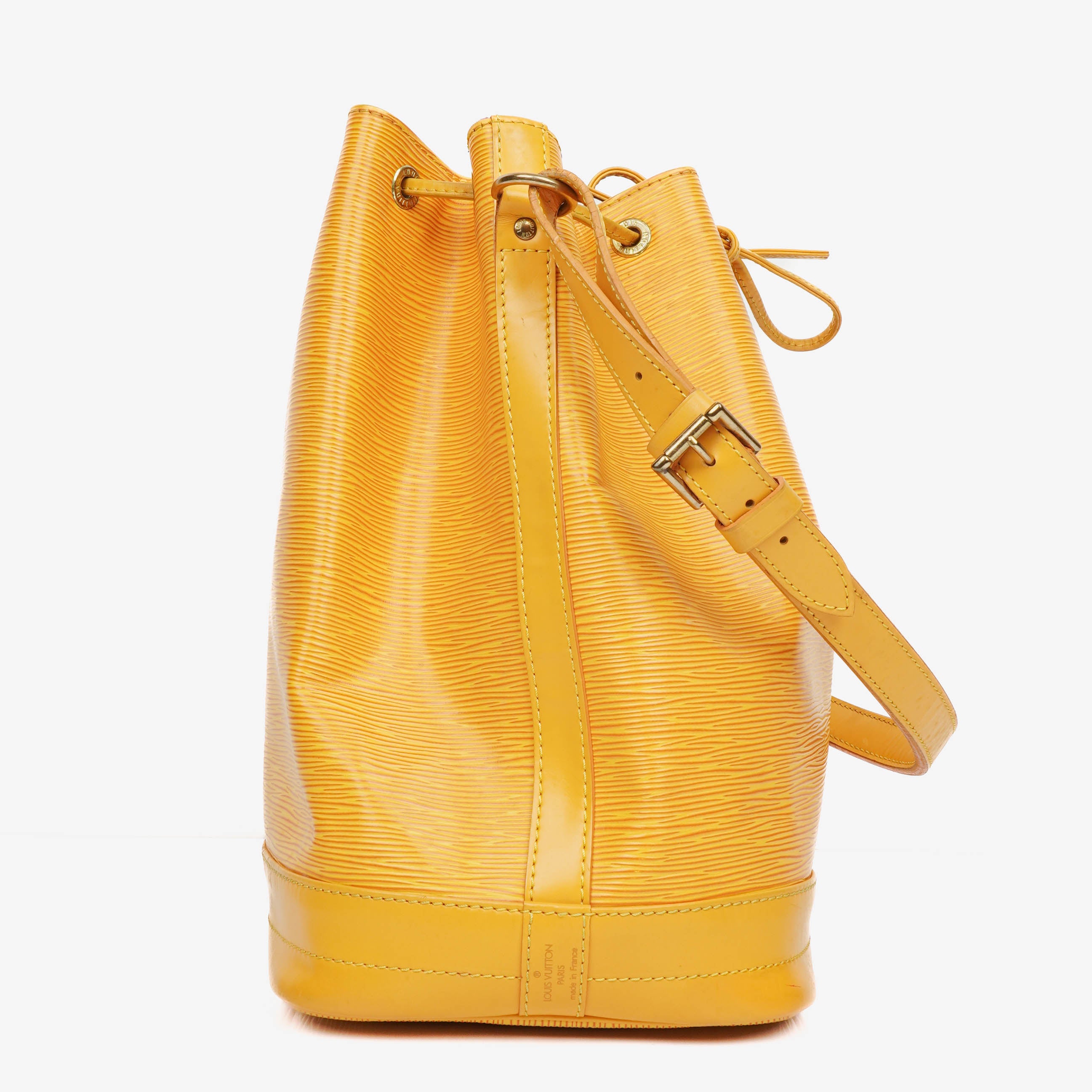 Louis Vuitton Noe Grande GM Yellow Epi Leather Shoulder Bag