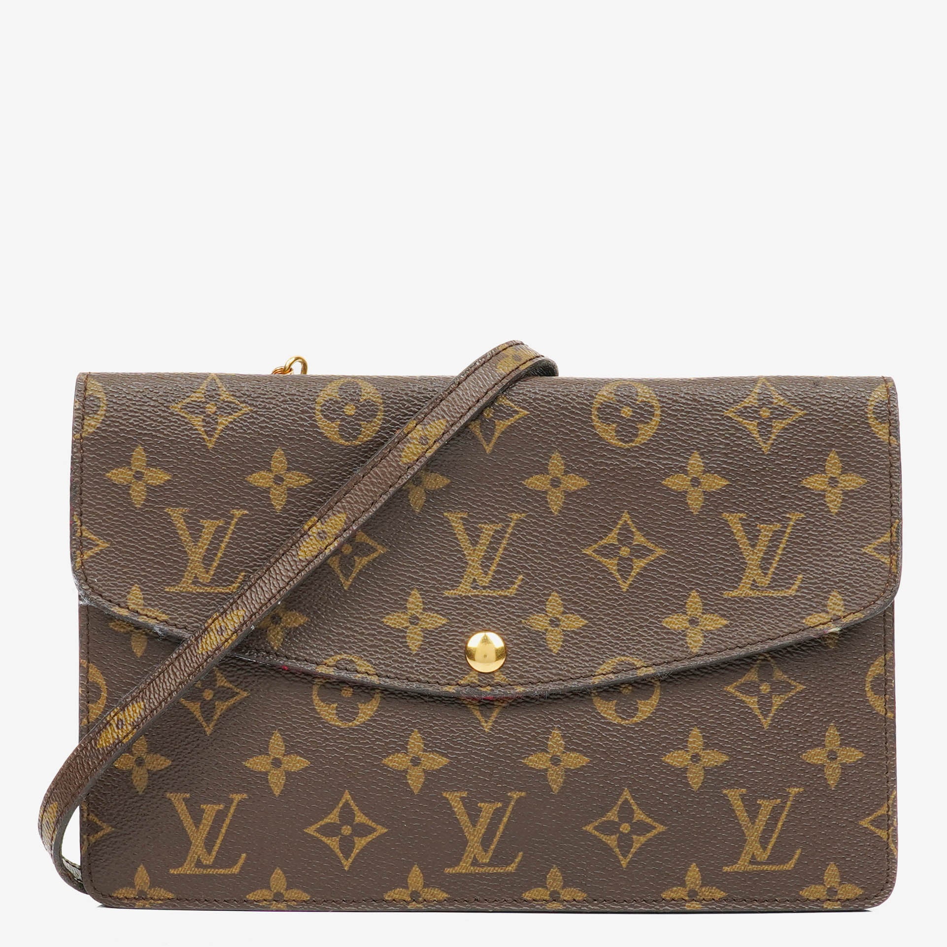 Louis Vuitton Monogram Pochette Double Rabat Shoulder Bag