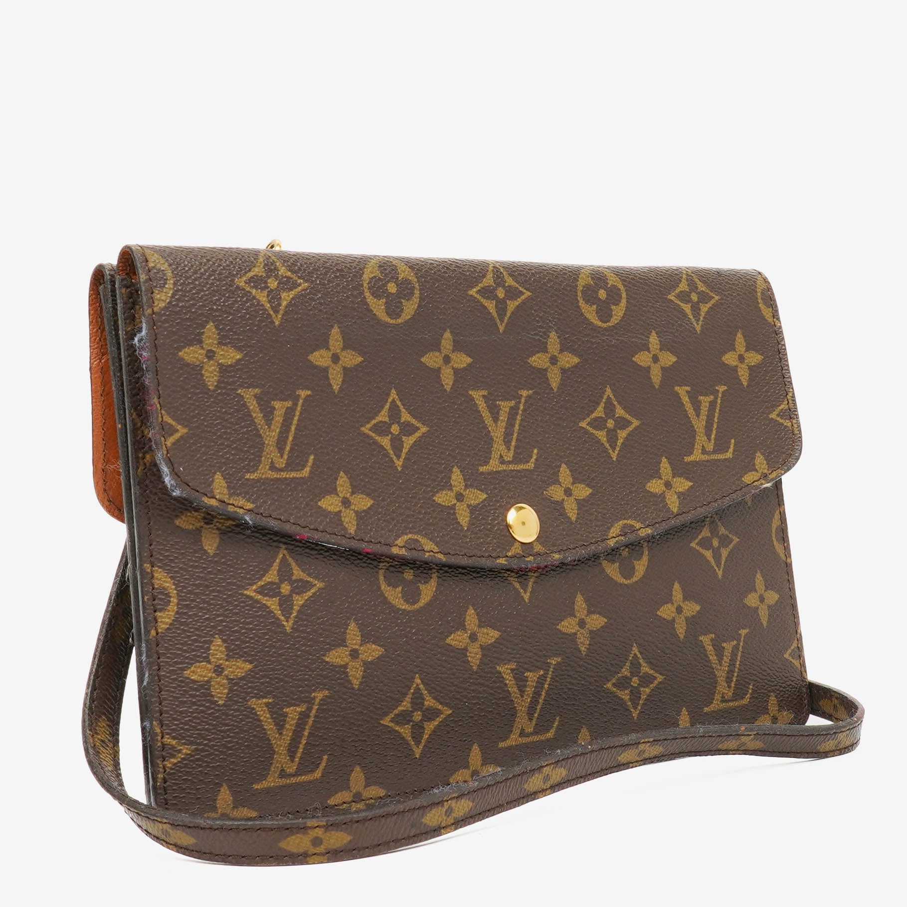 Louis Vuitton Monogram Pochette Double Rabat Shoulder Bag