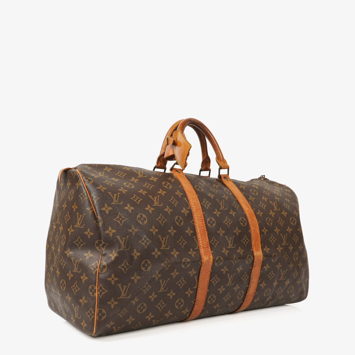 Louis Vuitton Keepall 55 Monogram Canvas Travel Bag