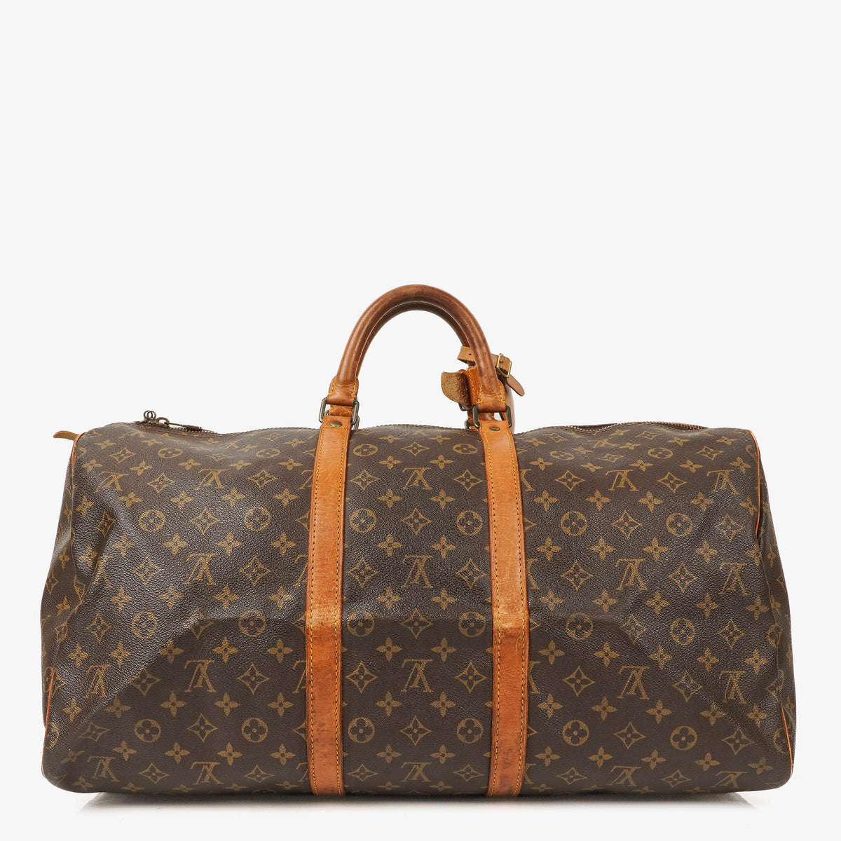 Louis Vuitton Keepall 55 Monogram Canvas Travel Bag