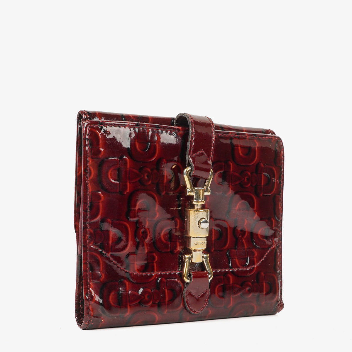 Gucci Patent Leather Compact Wallet