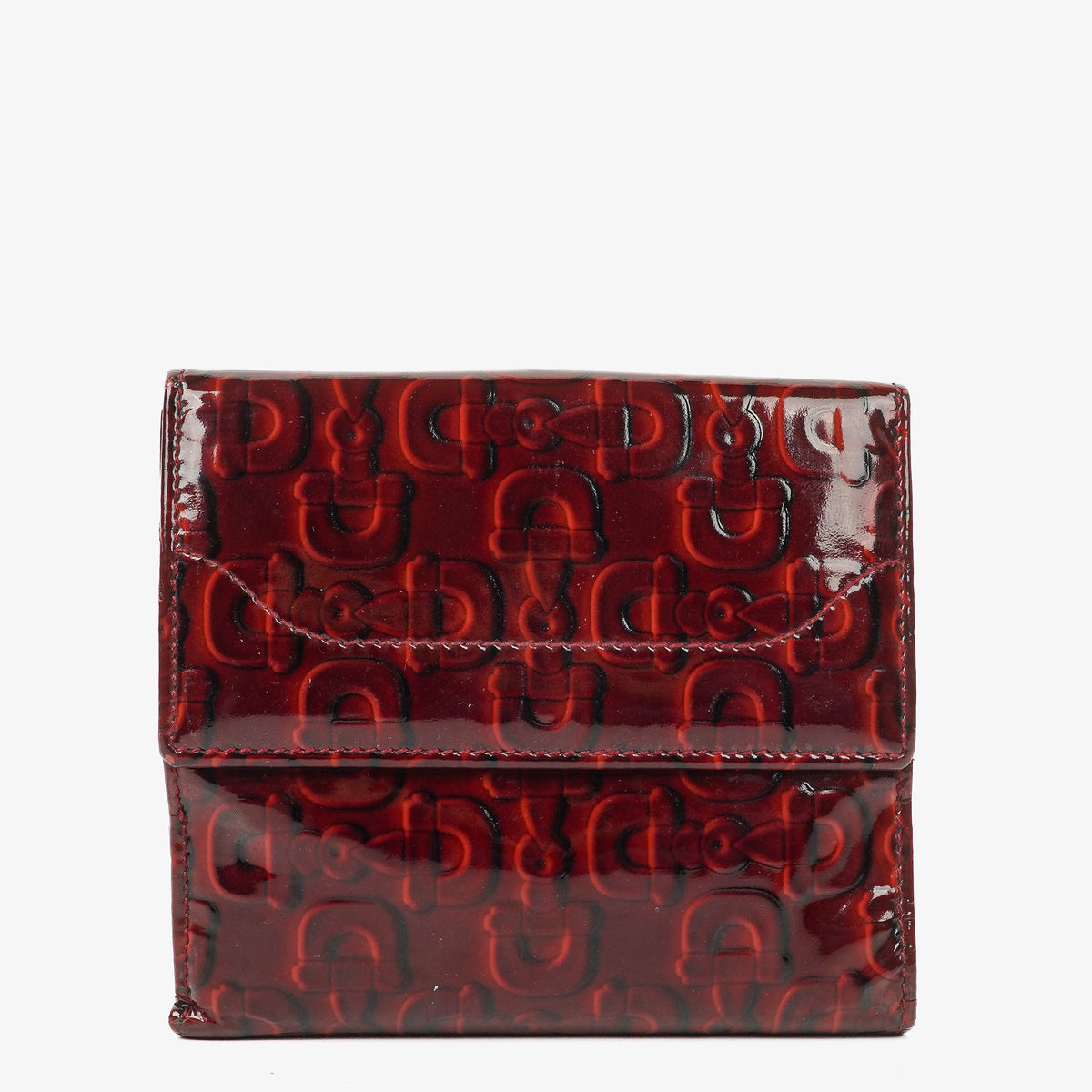 Gucci Patent Leather Compact Wallet