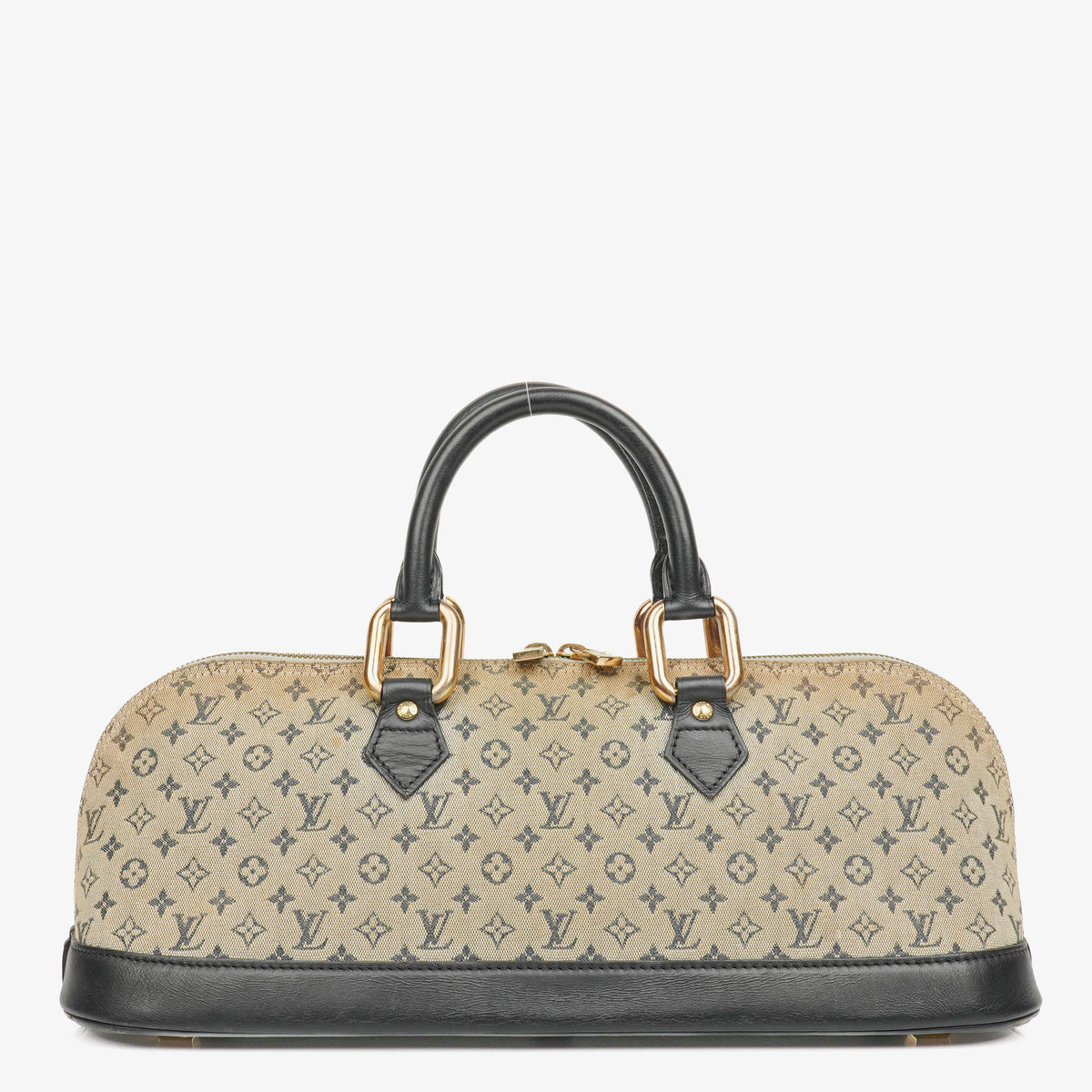 Louis Vuitton Blue Monogram Mini Lin Alma Long Handbag 