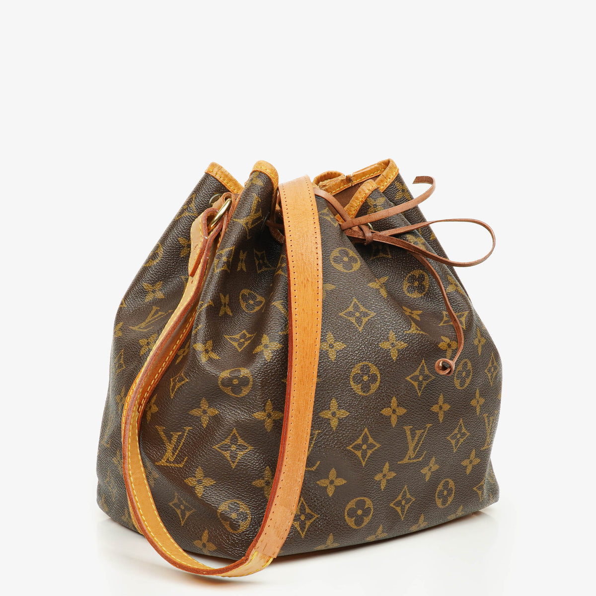Louis Vuitton Petit Noe Monogram Canvas Shoulder Bag
