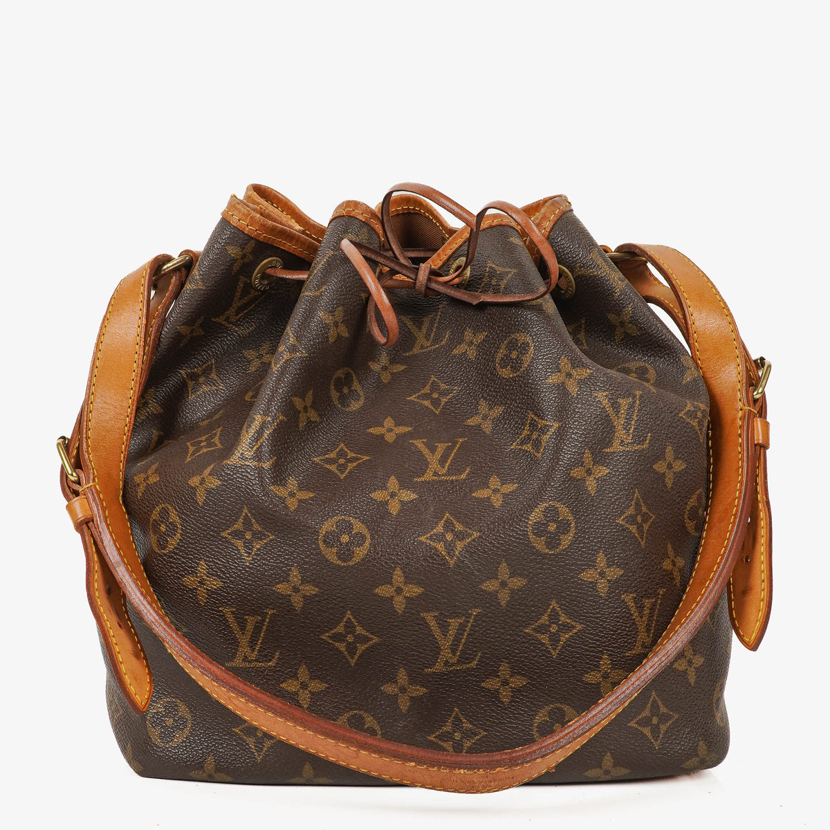 Louis Vuitton Petit Noe Monogram Canvas Shoulder Bag