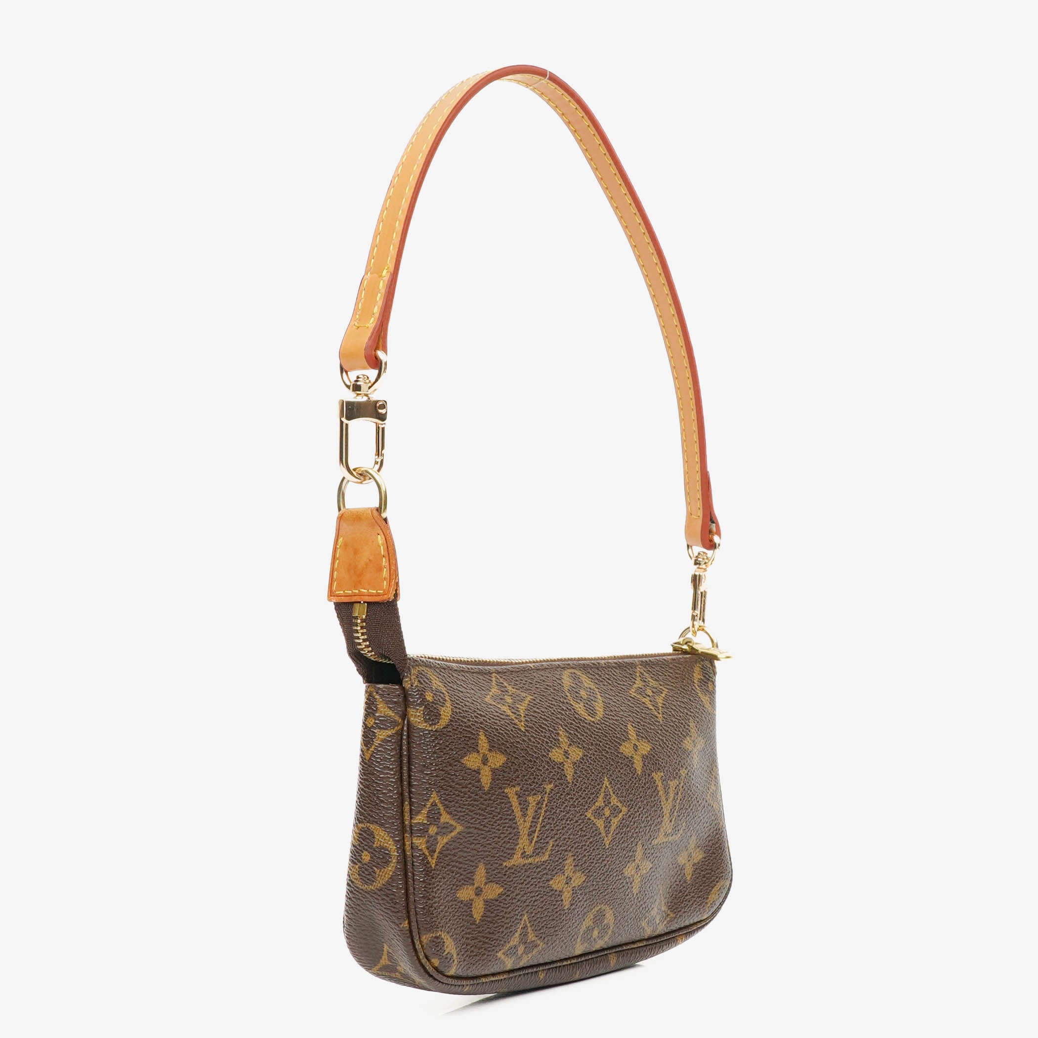 Louis Vuitton Mini Pochette Accessoires Monogram Canvas Clutch Handbag