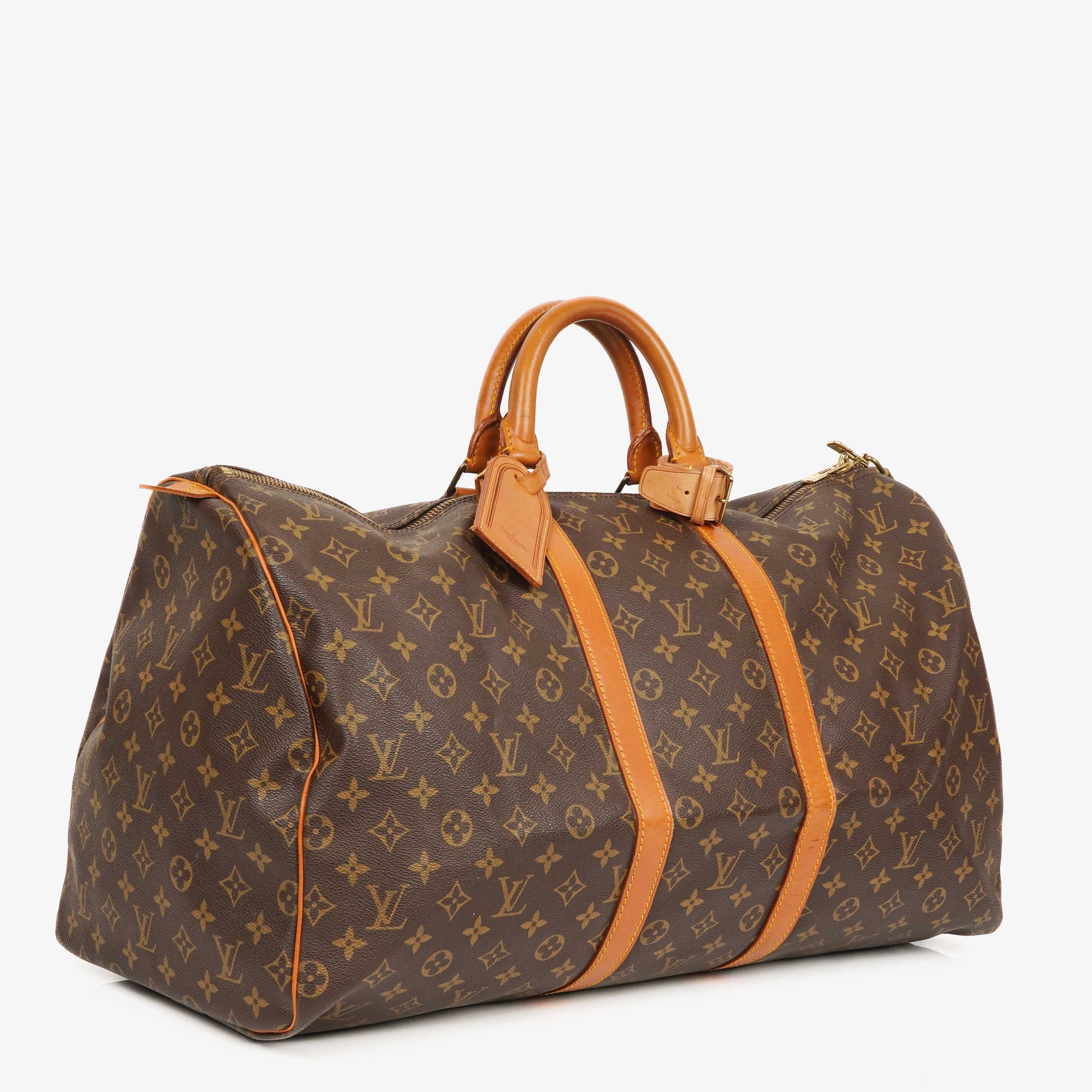 Louis Vuitton Keepall 55 Monogram Canvas Travel Bag