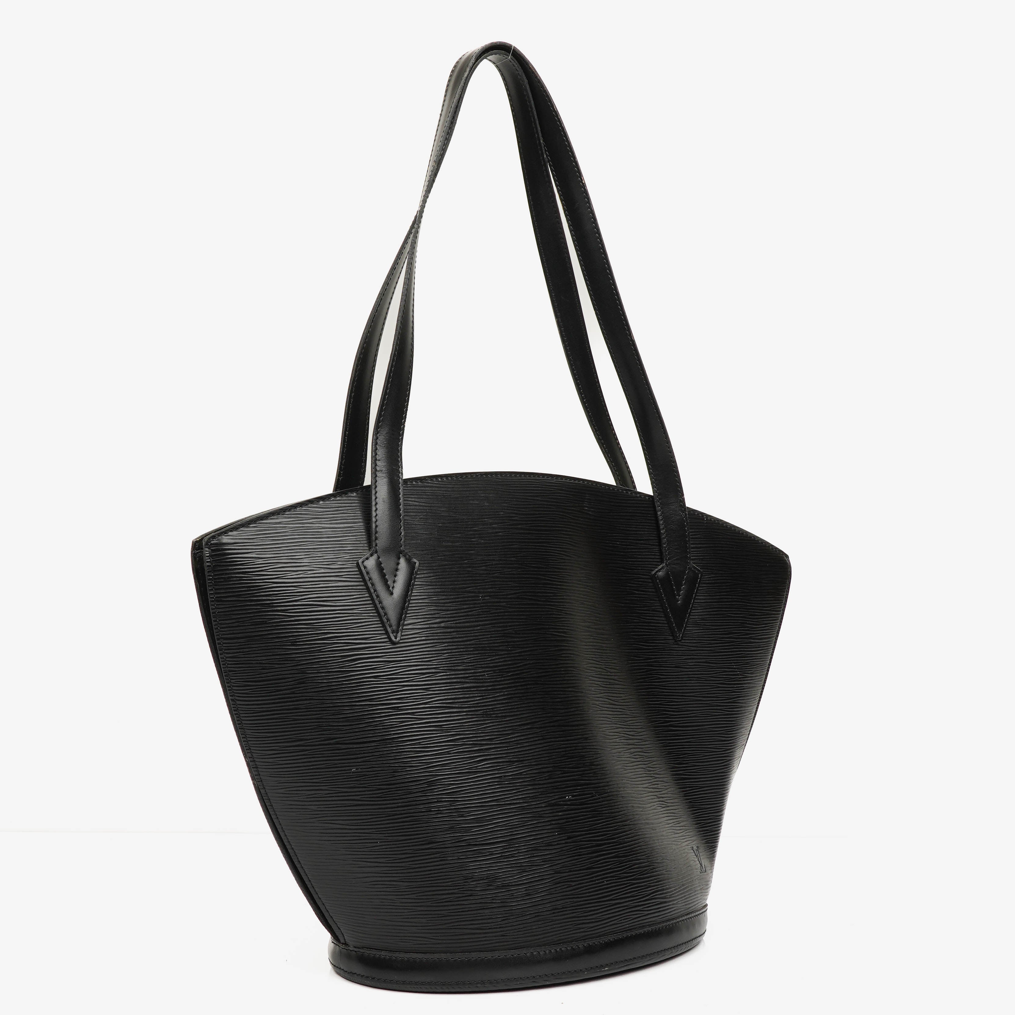 Louis Vuitton Black EPI Leather Saint Jacques GM Shoulder Bag
