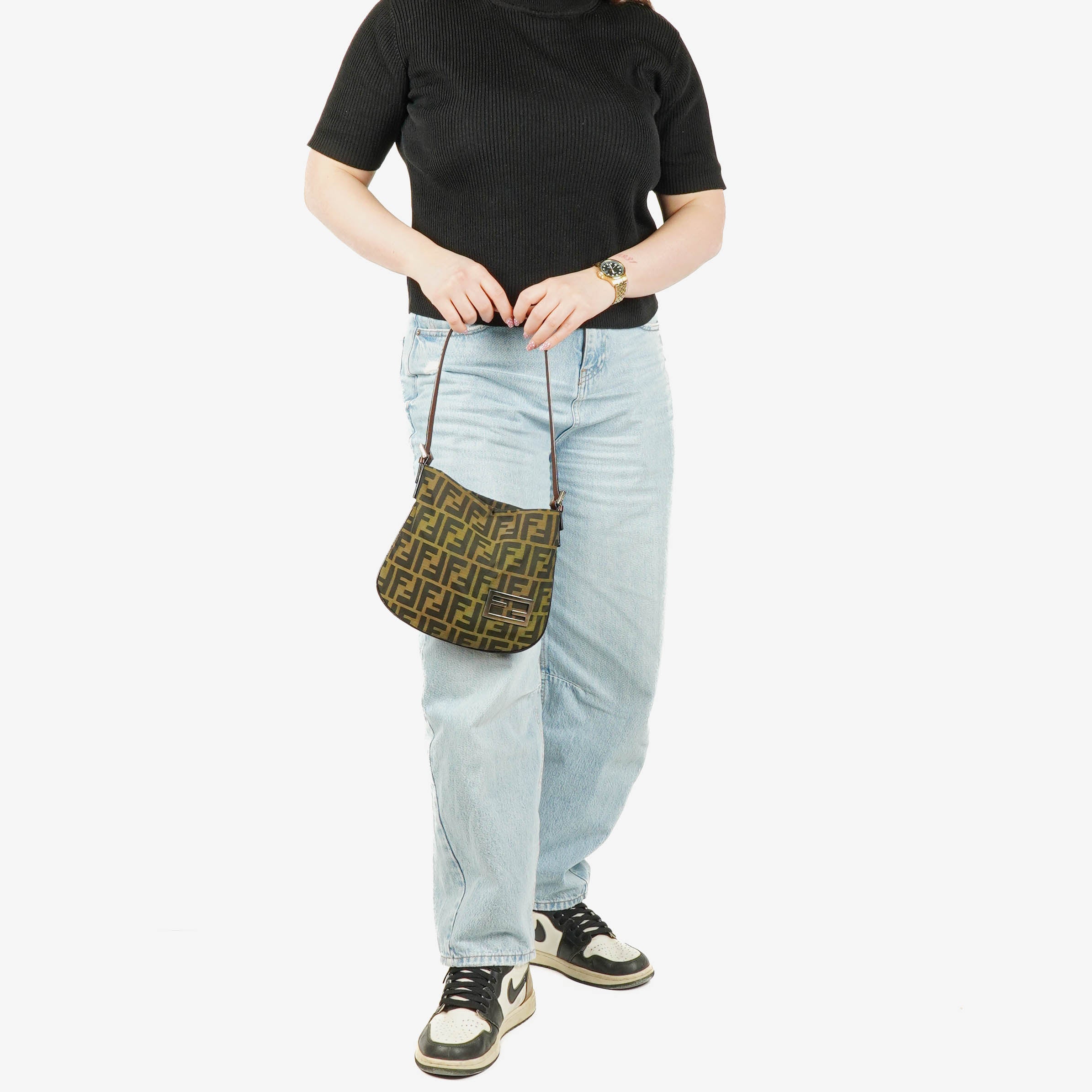Fendi Zucca Shoulder Bag