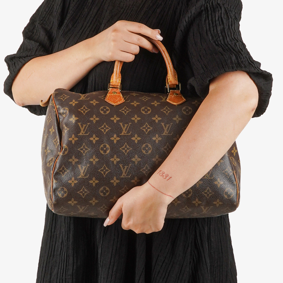 Louis Vuitton Speedy 35 Monogram Canvas Handbag