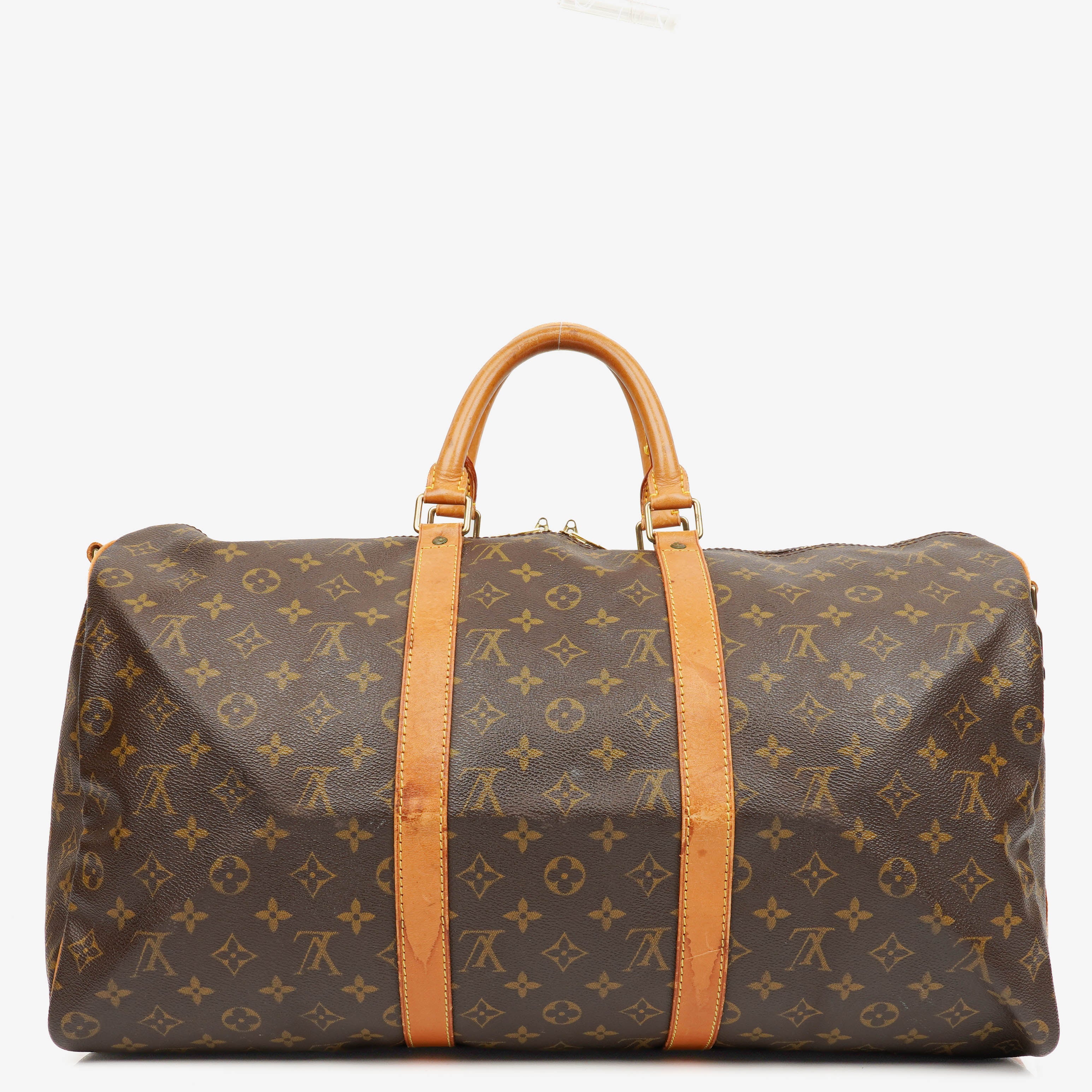 Louis Vuitton Keepall 50 Bandouliere Monogram Canvas Travel Bag