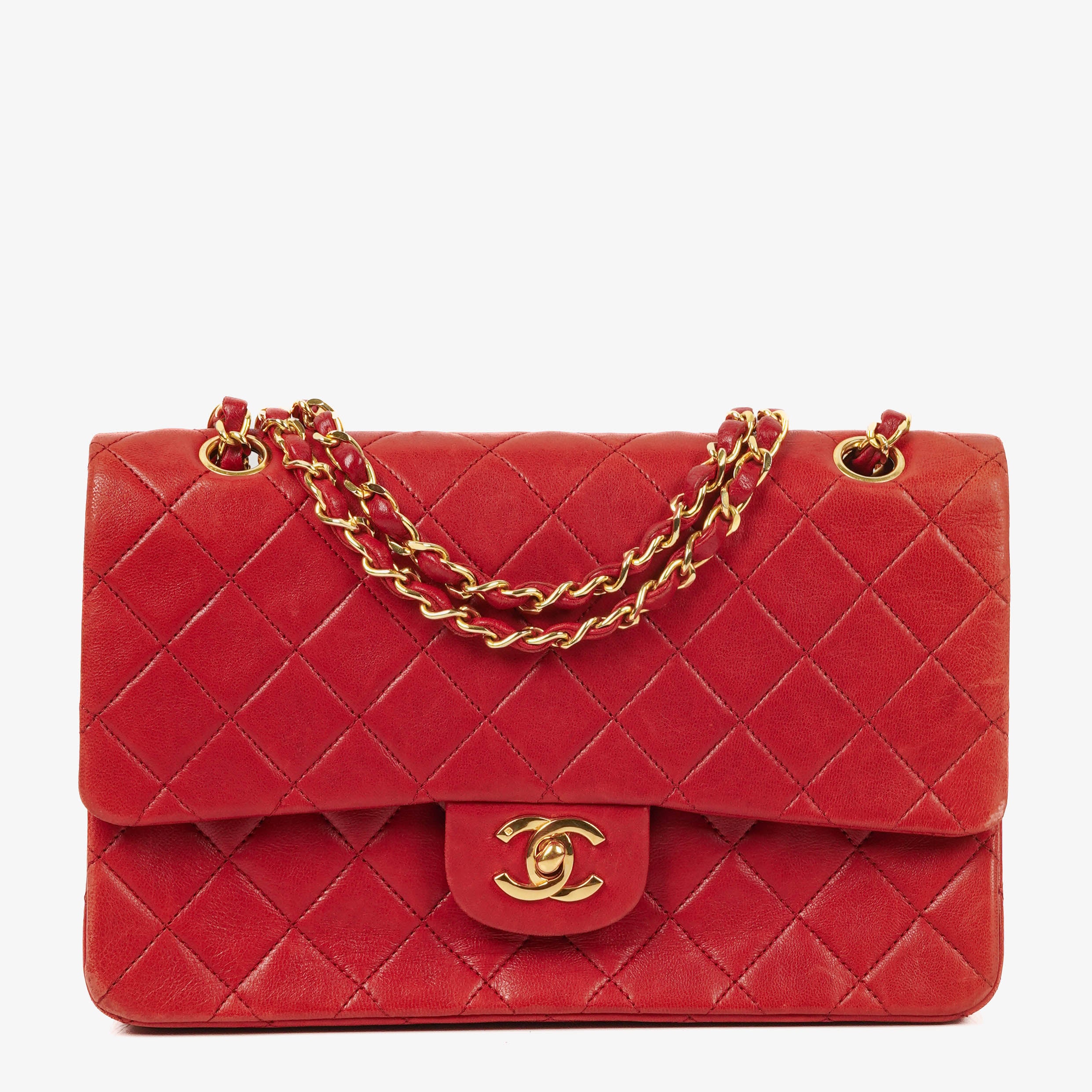 Chanel Classic Double Flap Bag Quilted Lambskin With 24K Gold-Plated Hardware
