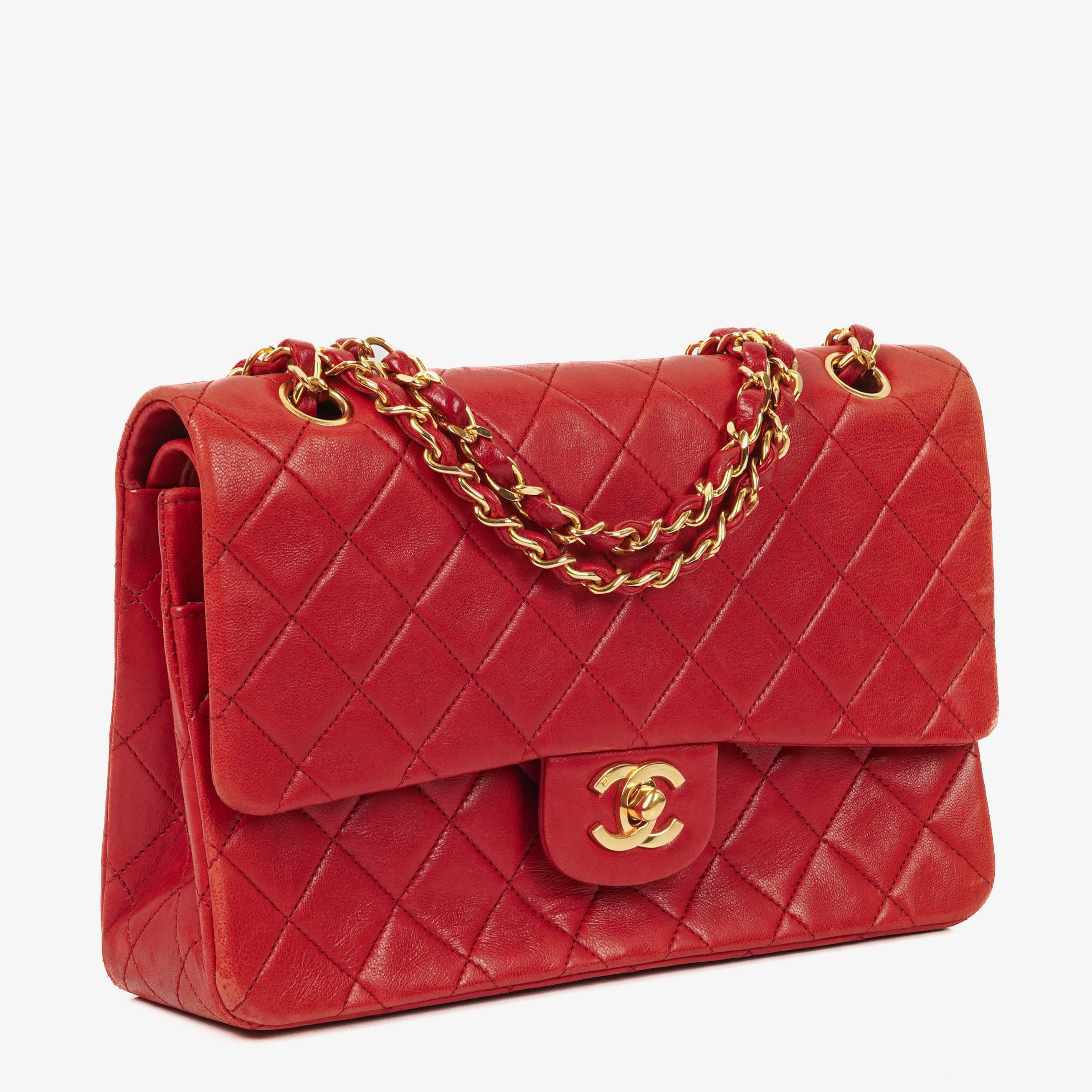 Chanel Classic Double Flap Bag Quilted Lambskin With 24K Gold-Plated Hardware