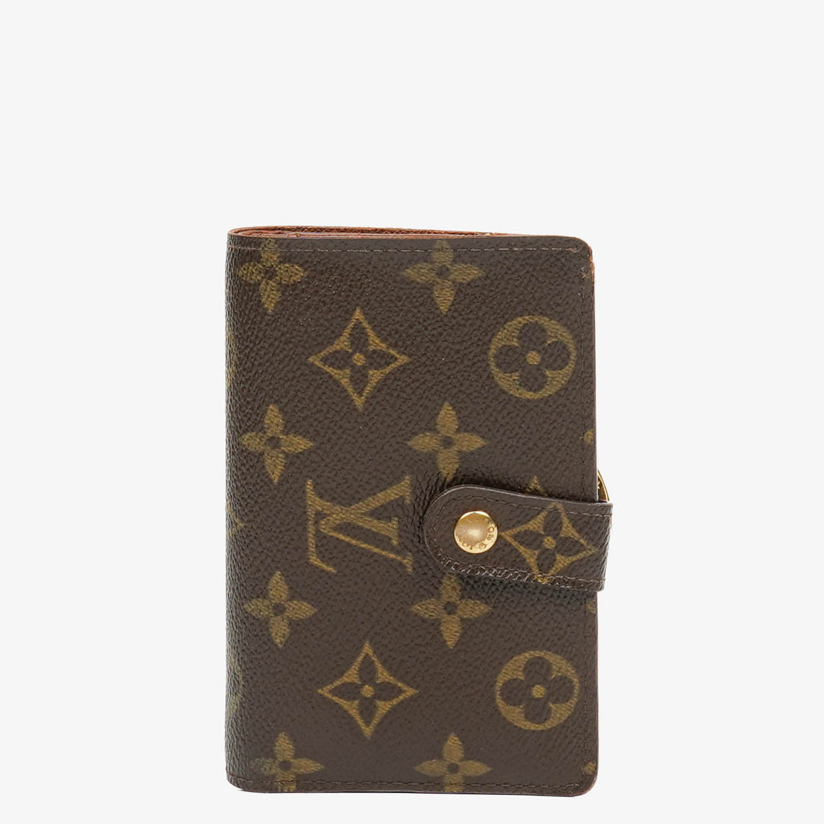 Louis Vuitton Port Feuille Vienoise Monogram Canvas French Purse Wallet