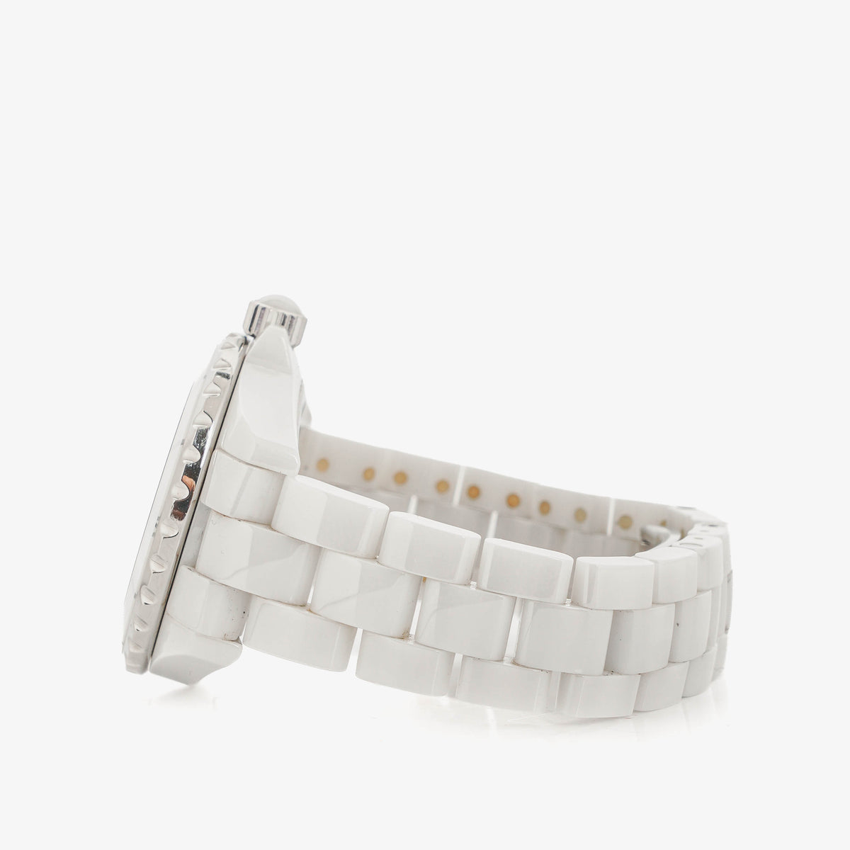 Chanel J12 Stainless Steel White Ceramic 38mm Quartz Watch