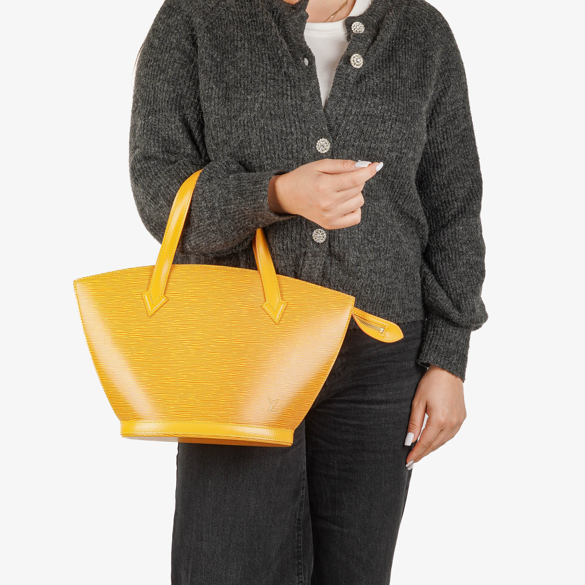 Louis Vuitton Saint Jacques PM Yellow EPI Castillan