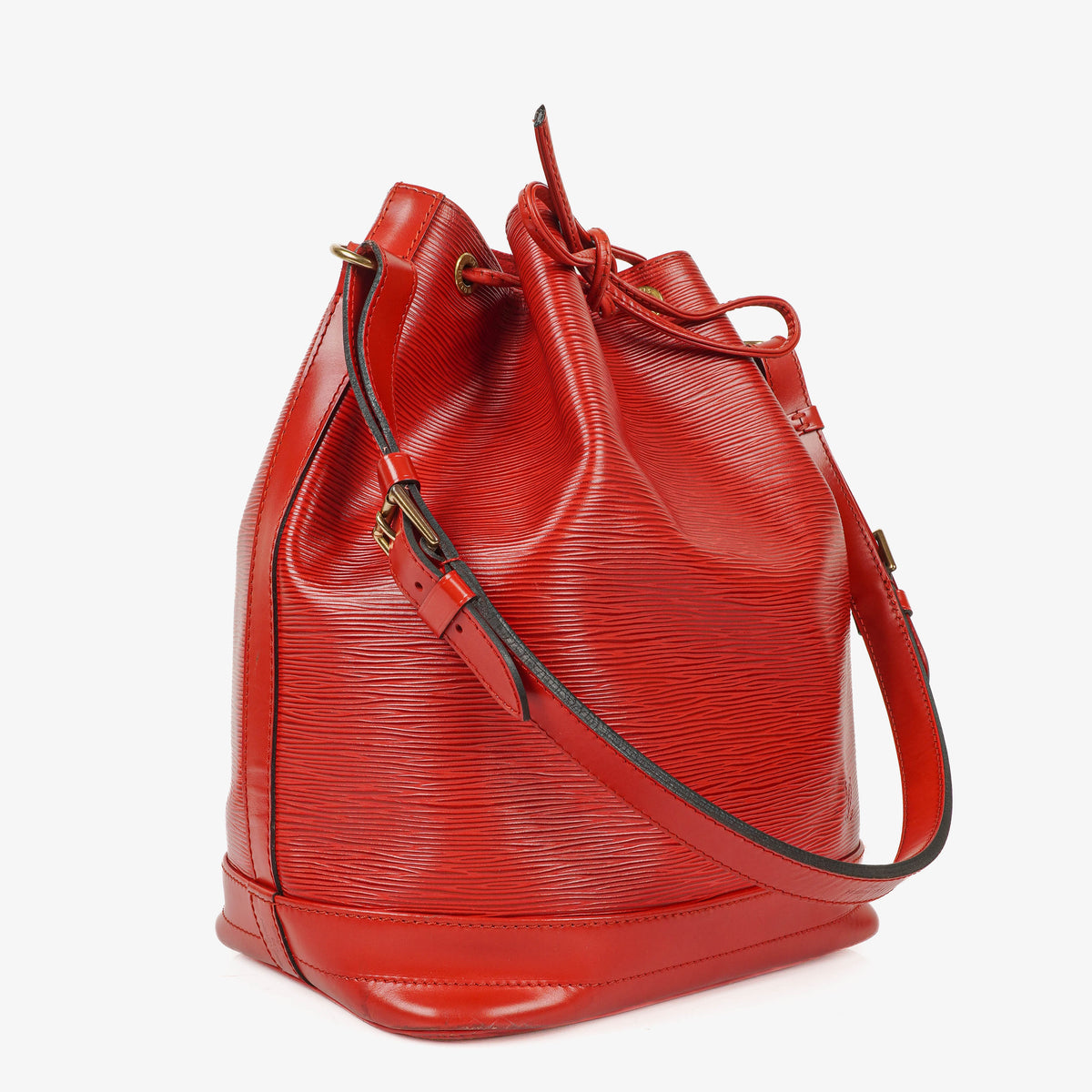 Louis Vuitton Noe Grande Red EPI Leather Shoulder Bag