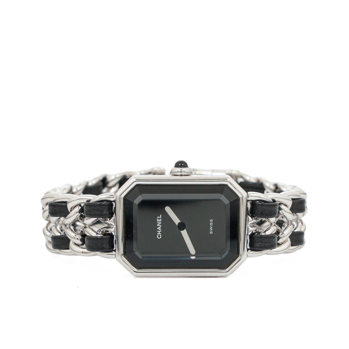 Chanel Stainless Steel Lambskin 20mm Chain Premiere S Quartz Watch