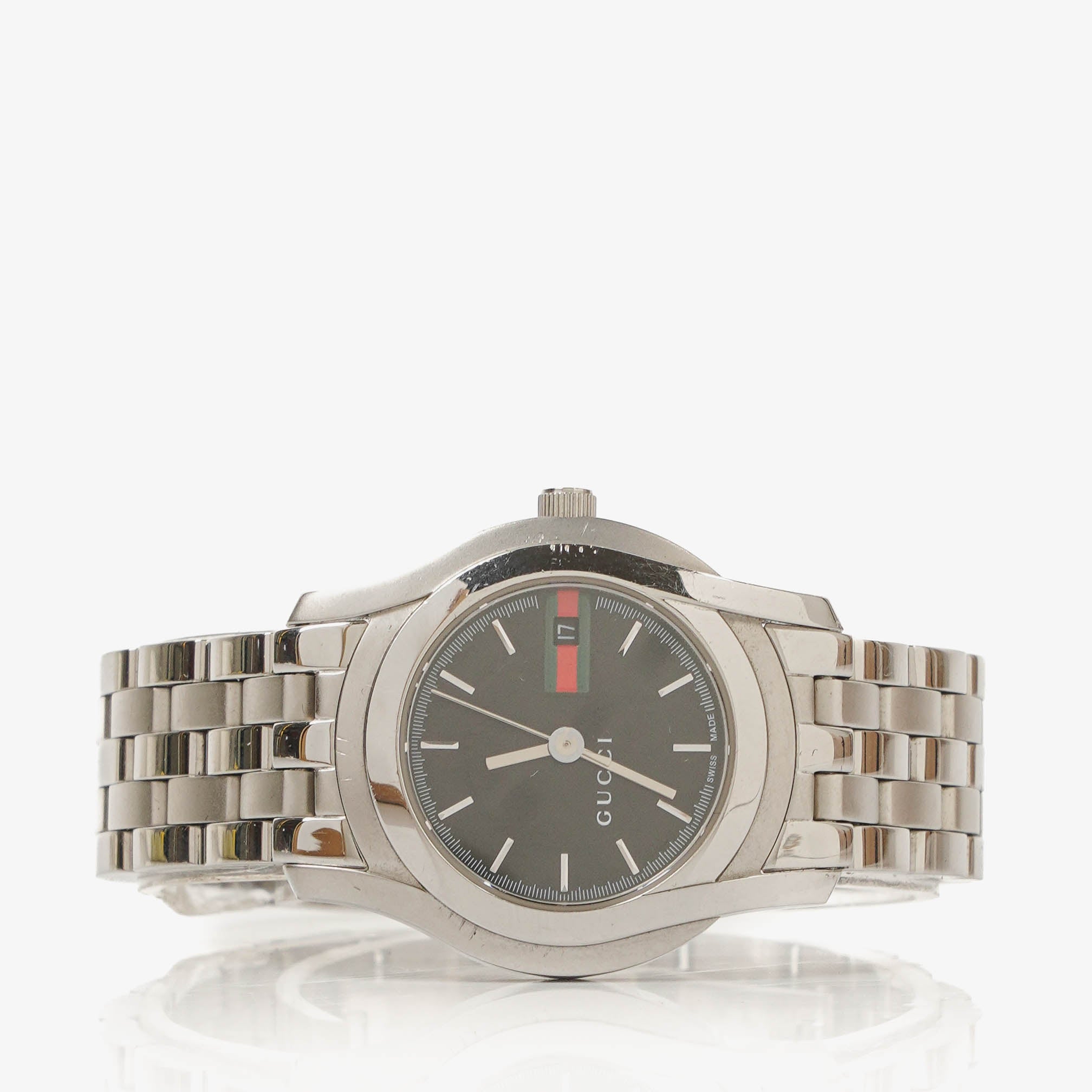 Gucci 5500L 27mm Stainless Steel Watch