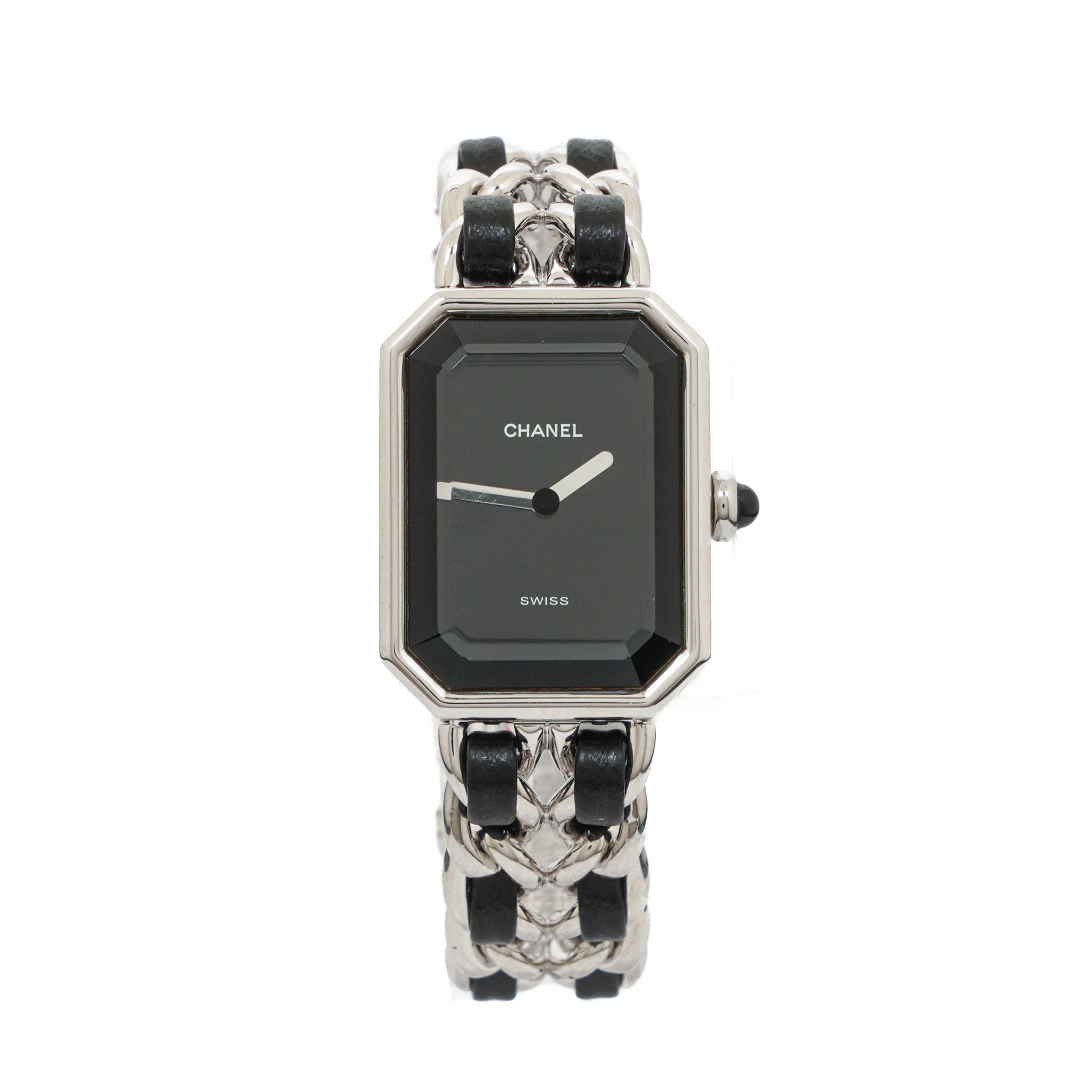 Chanel Stainless Steel Lambskin 20mm Chain Premiere S Quartz Watch