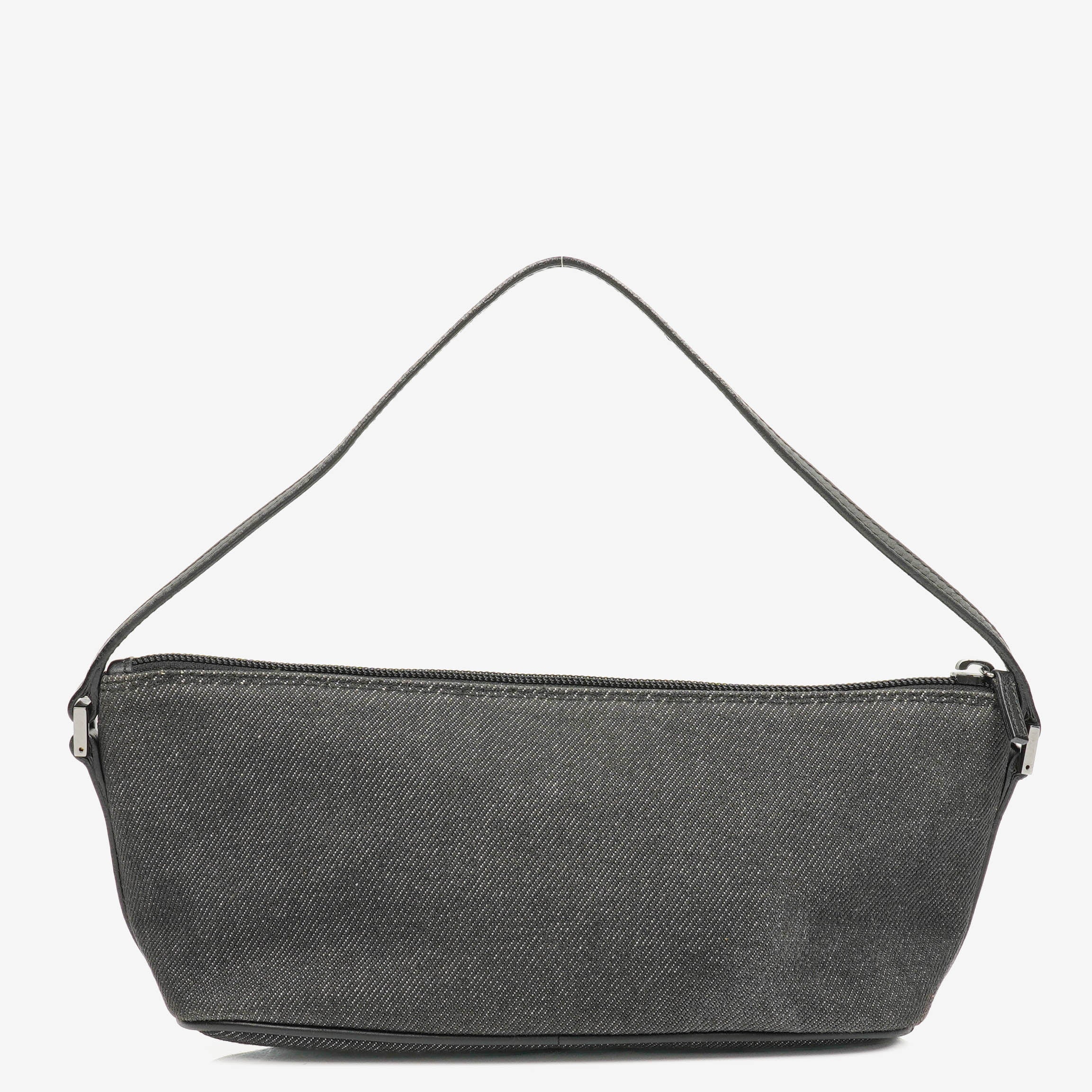 Gucci Black/Grey Baguette Pochette Boat Bag