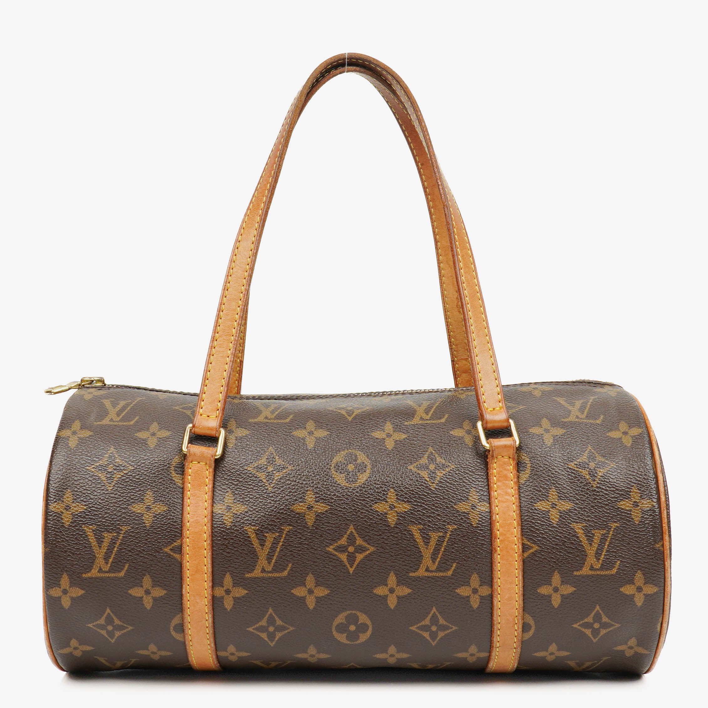 Louis Vuitton Papillon 30 Vintage Monogram Canvas Handbag With Mini Papillon Pochette