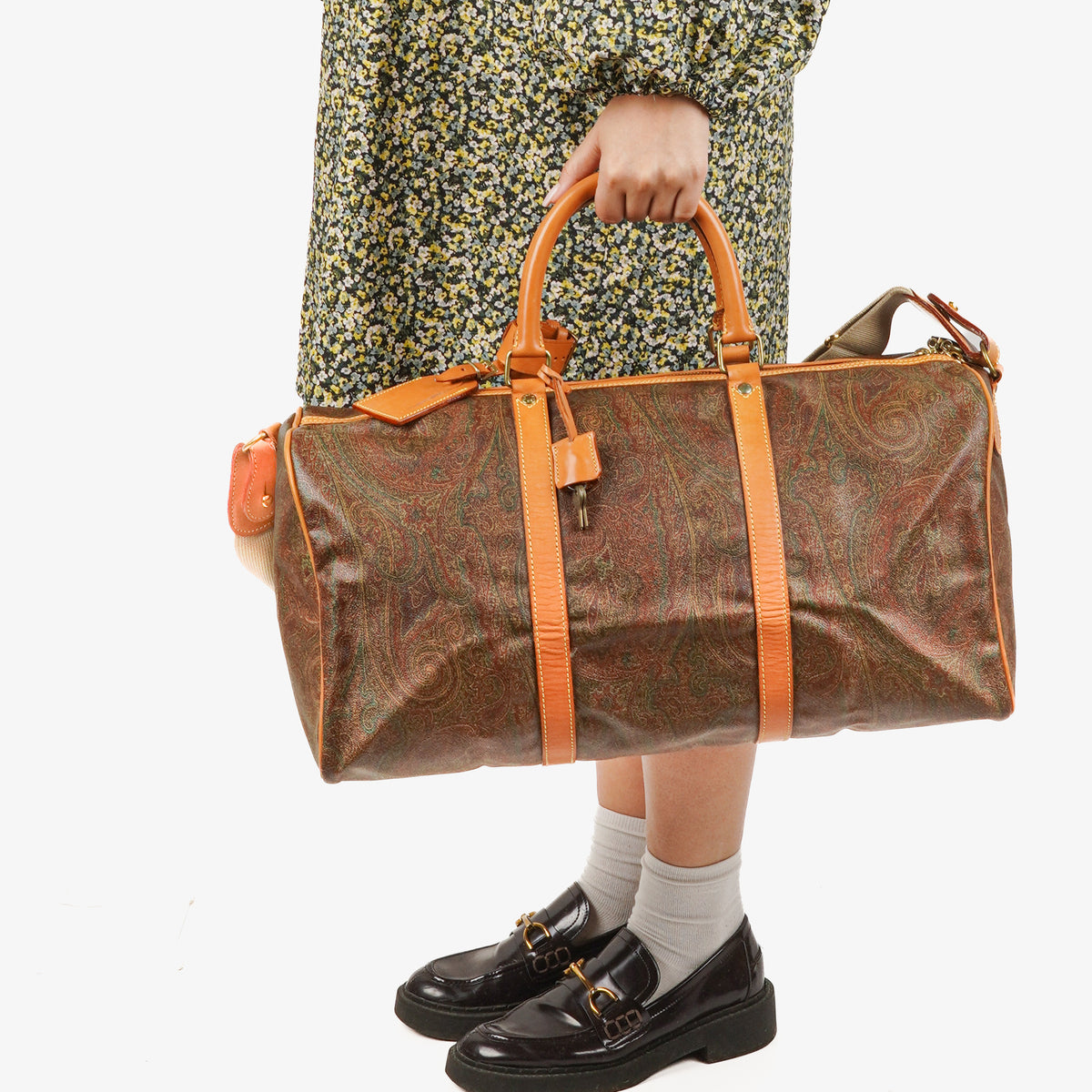 Etro Paisley Canvas Travel Bag