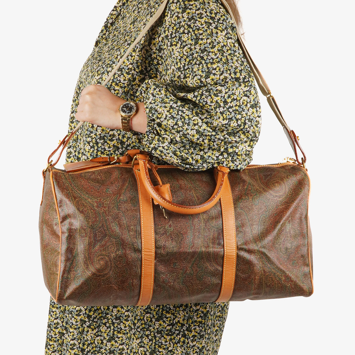 Etro Paisley Canvas Travel Bag