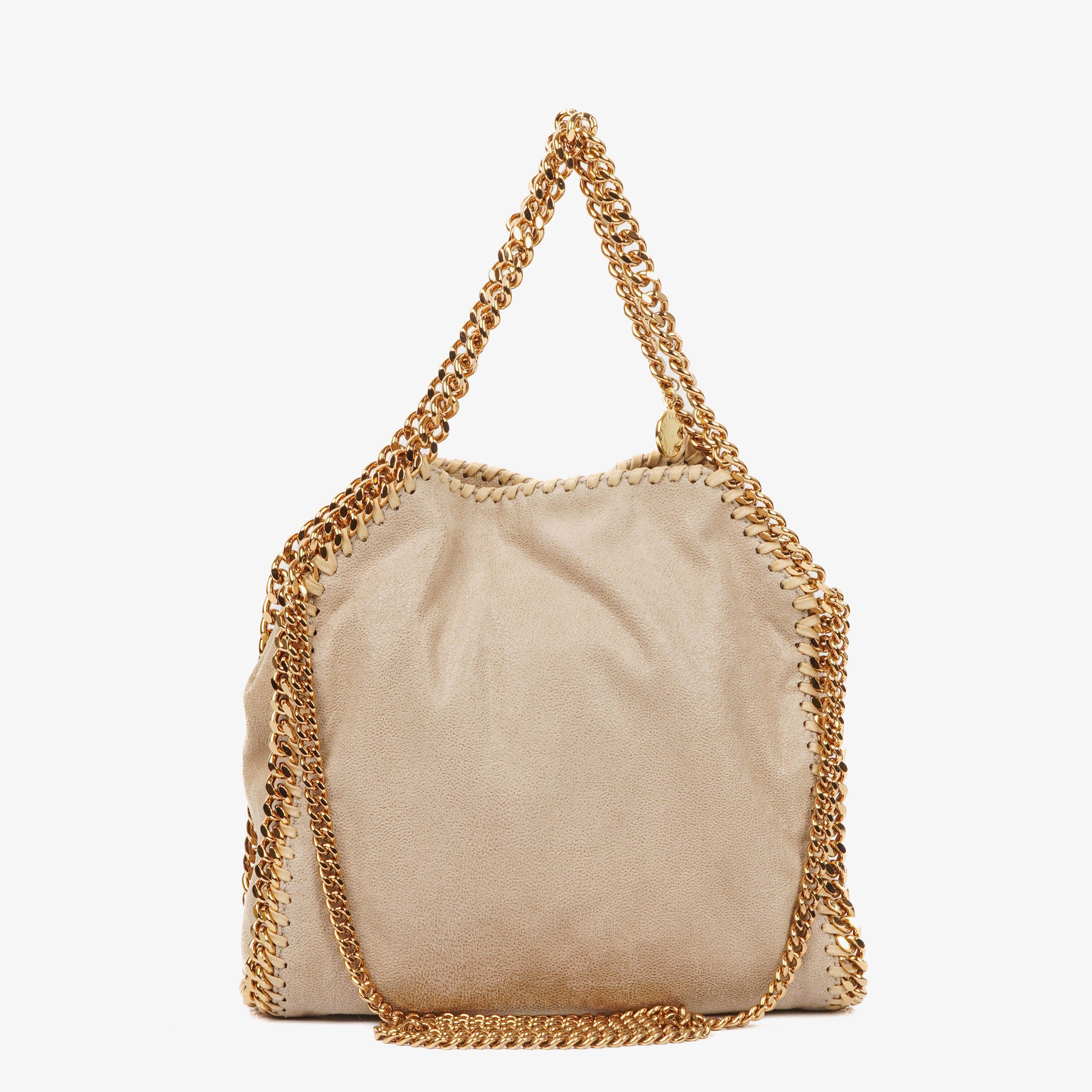 Stella McCartney Falabella Beige Tote Vegan Shaggy Deer